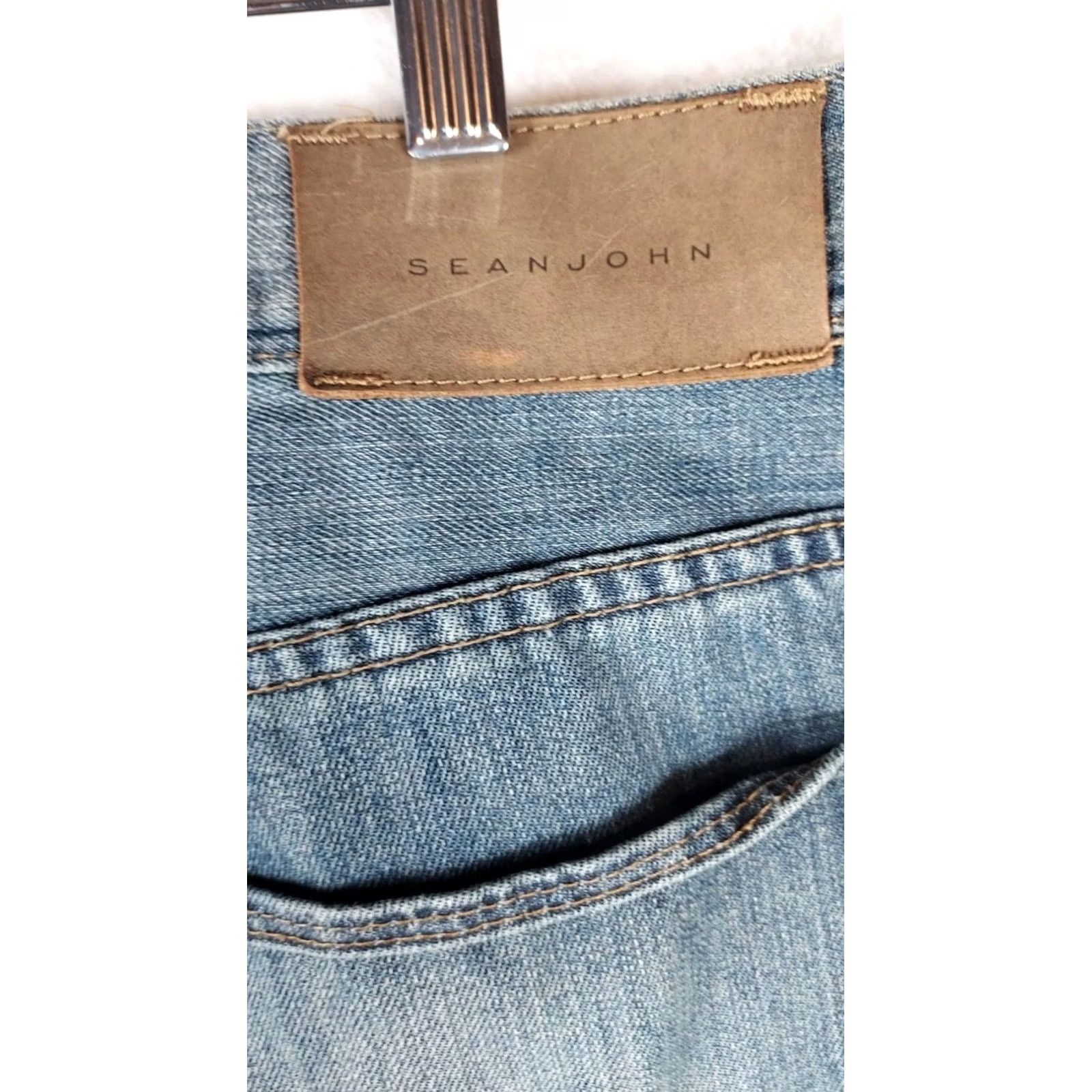Sean John Sean John Hamilton Relaxed Fit Jeans Men’s 36x30 Blue Denim Jeans Men 36 Blue Denim 5-Pocket Logo Slim Straight Modern Size US 36 / EU 52 - 6 Thumbnail