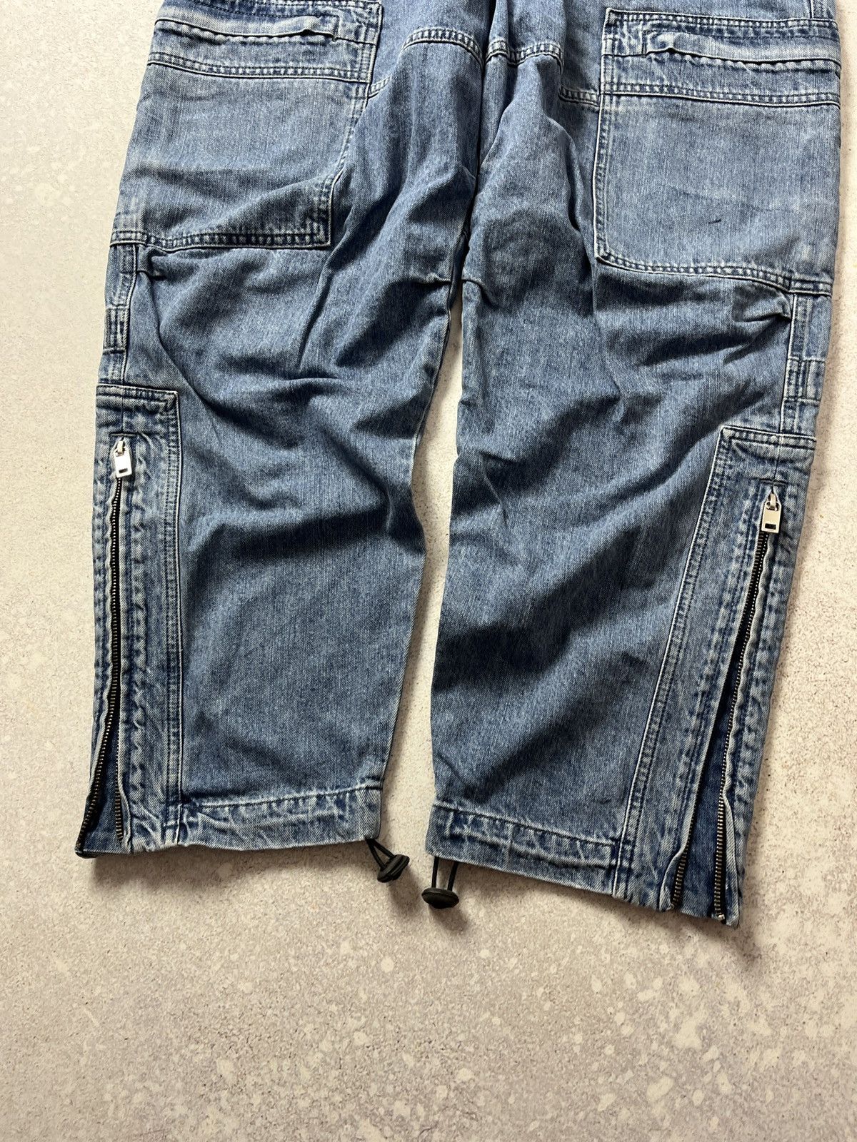 Diesel Diesel Zipper Baggy Jeans Cargo Multi Pocket Size US 34 / EU 50 - 5 Thumbnail