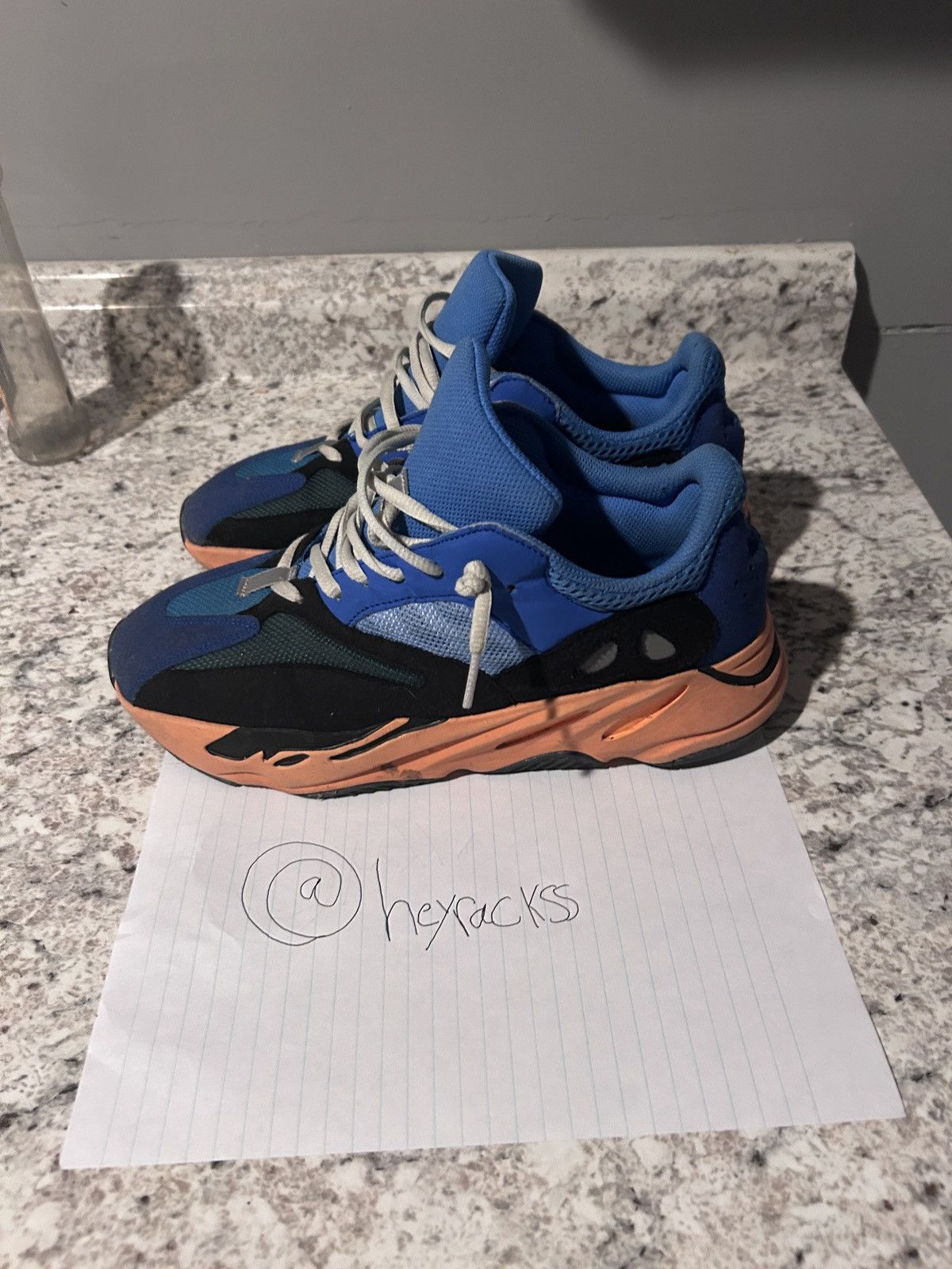 Burberry × Designer × Yeezy 2021 Yeezy Boost 700 'Bright Blue' Size US 9.5 / EU 42-43 - 2 Thumbnail