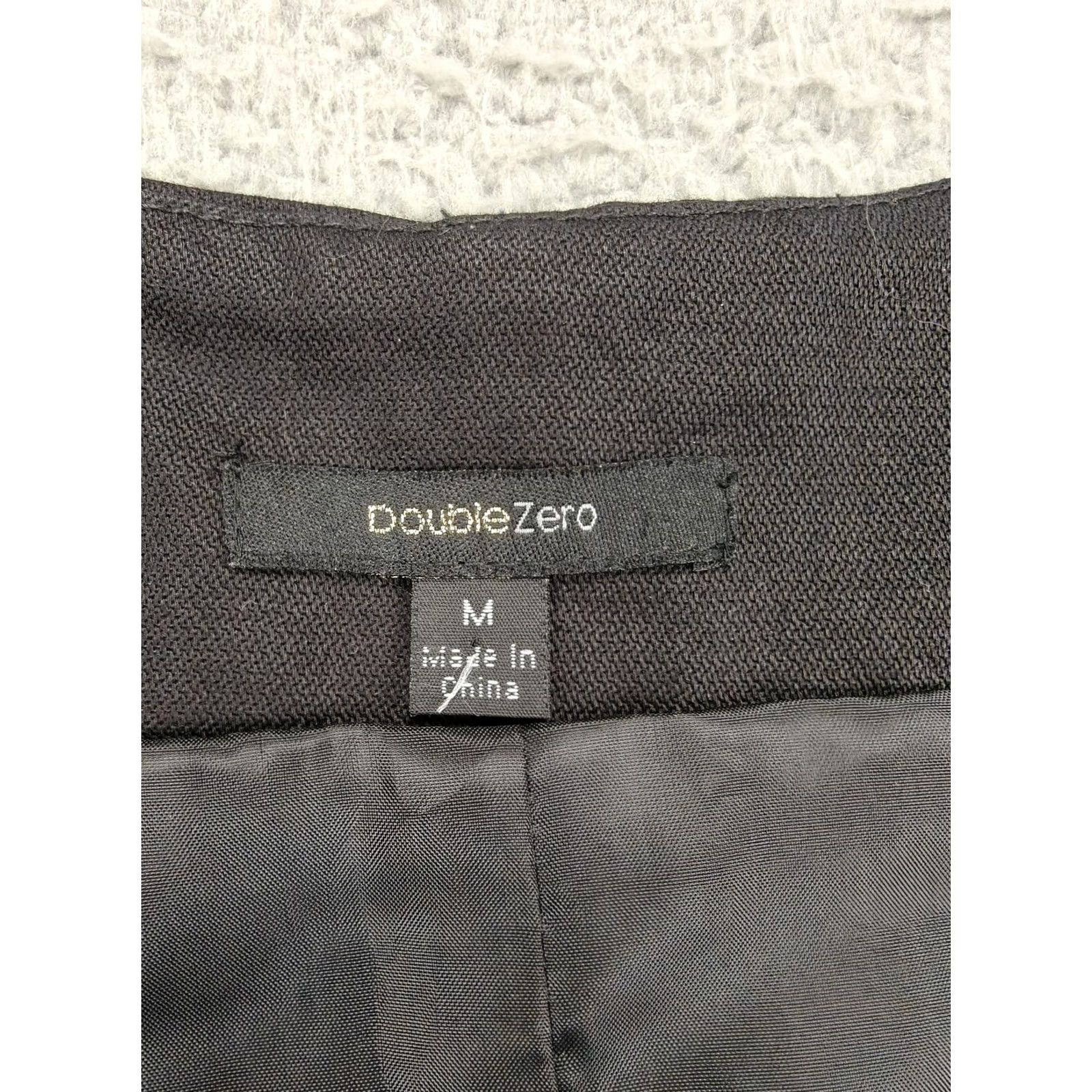 Vintage Double Zero Vest Womens Medium Black Studded Beaded Sleeveless Chic Cotton Size M / US 6-8 / IT 42-44 - 4 Thumbnail