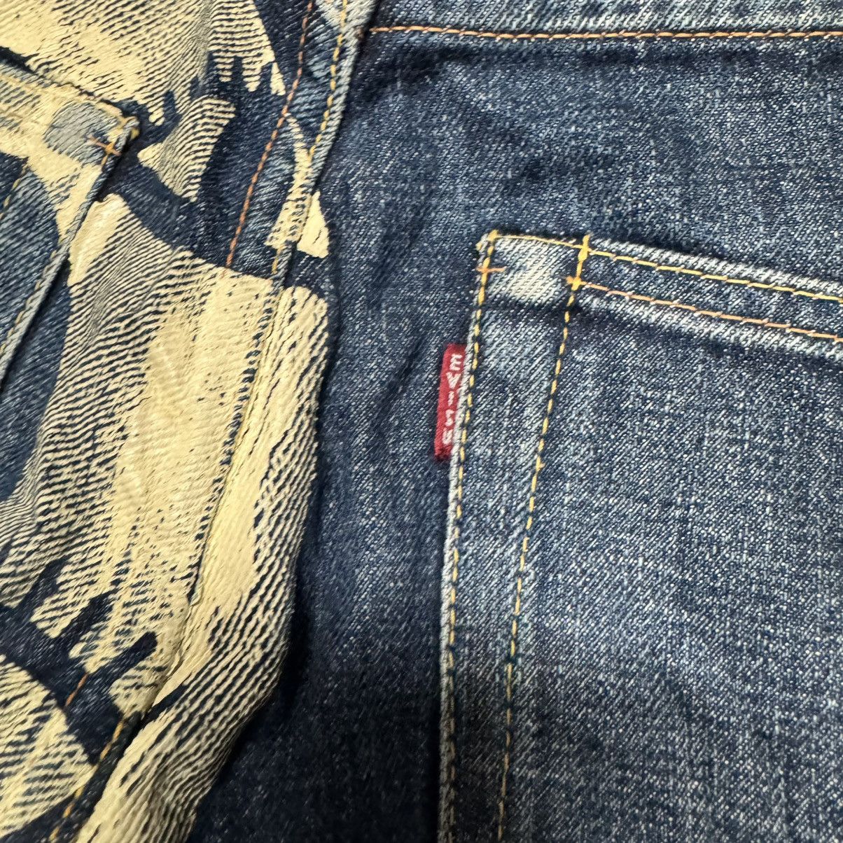 Evisu Vintage Evisu Snake Eyes Daicock Denim Selvedge Jeans Size US 33 - 14 Thumbnail