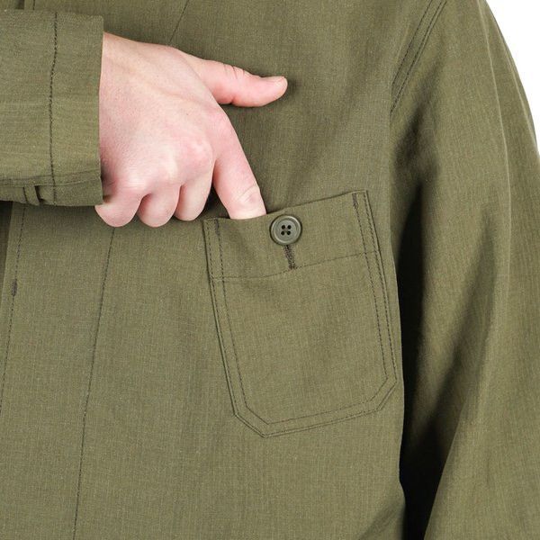 Snow Peak Takibi jacket olive khaki chore work coverall Barbour waxed Size US S / EU 44-46 / 1 - 13 Thumbnail