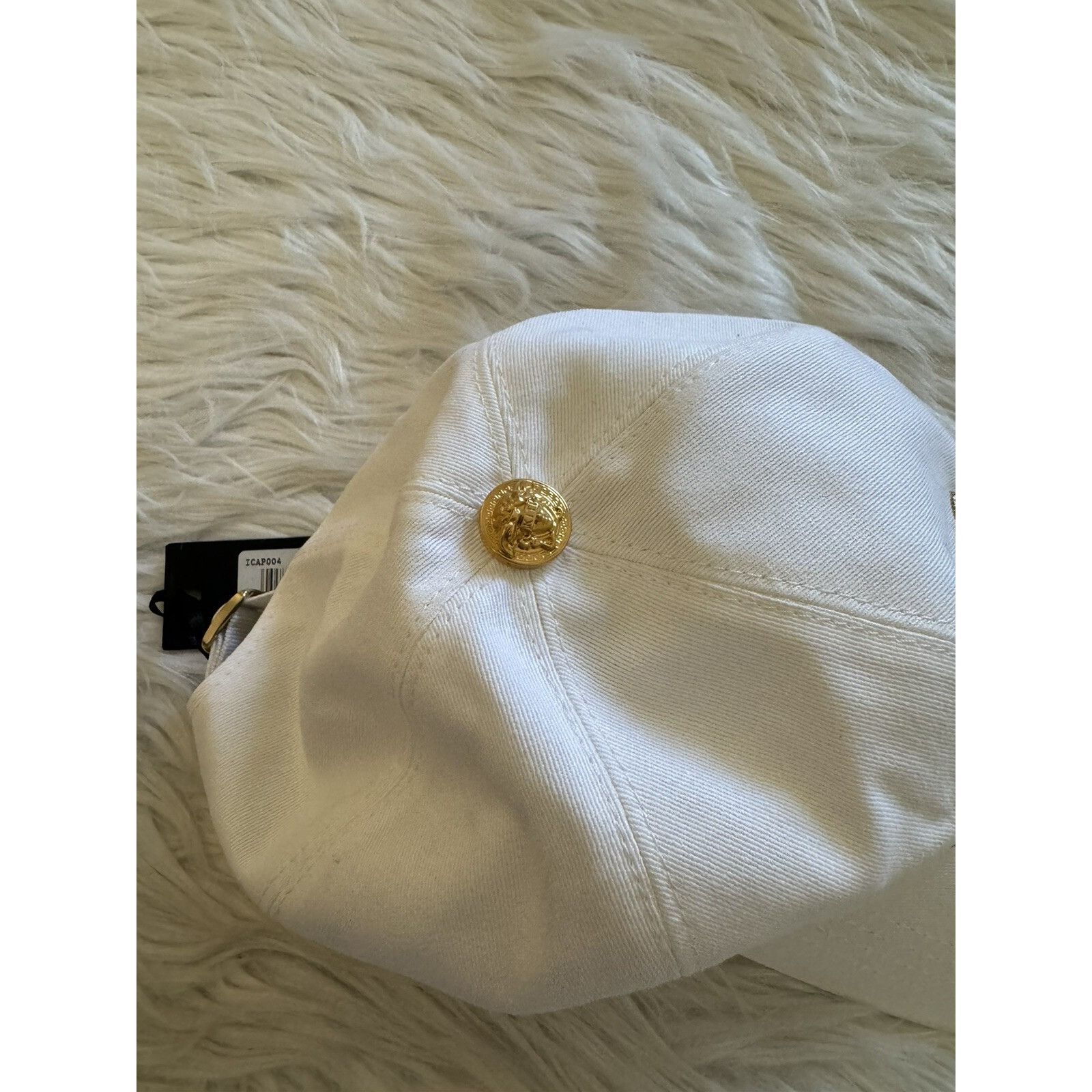 Kith × Versace KITH x Versace New Logo Cap Hat White 58 Size ONE SIZE - 2 Thumbnail