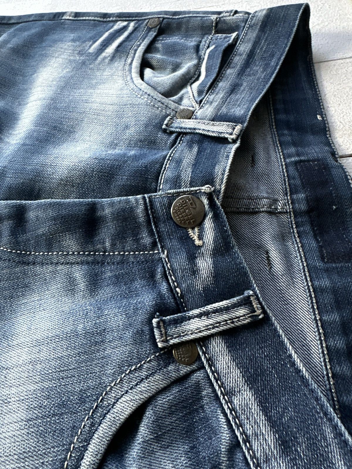 Diesel 🚨 RARE DIESEL MEN DENIM JEANS AVANT GARDE IFSIXWASNINE Y2K Size US 32 / EU 48 - 6 Thumbnail