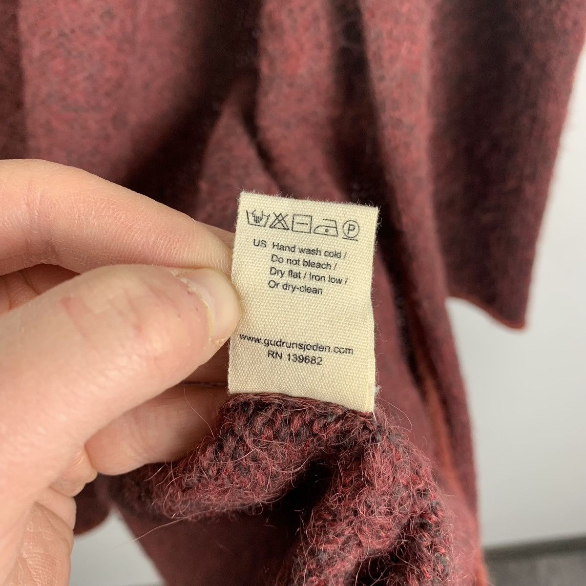 Gudrun Sjoden Gudrun Sjoden Knit Wool Open Cardigan Red Size M Size M / US 6-8 / IT 42-44 - 17 Thumbnail
