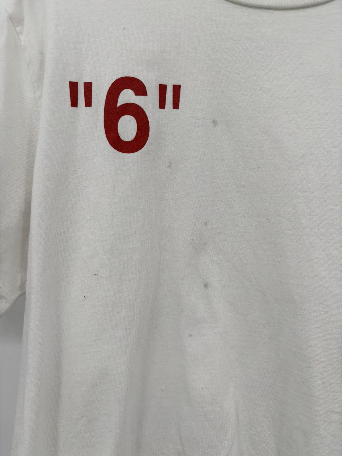 Off-White Off White SS19 Red Logo Tshirt Size US L / EU 52-54 / 3 - 3 Thumbnail