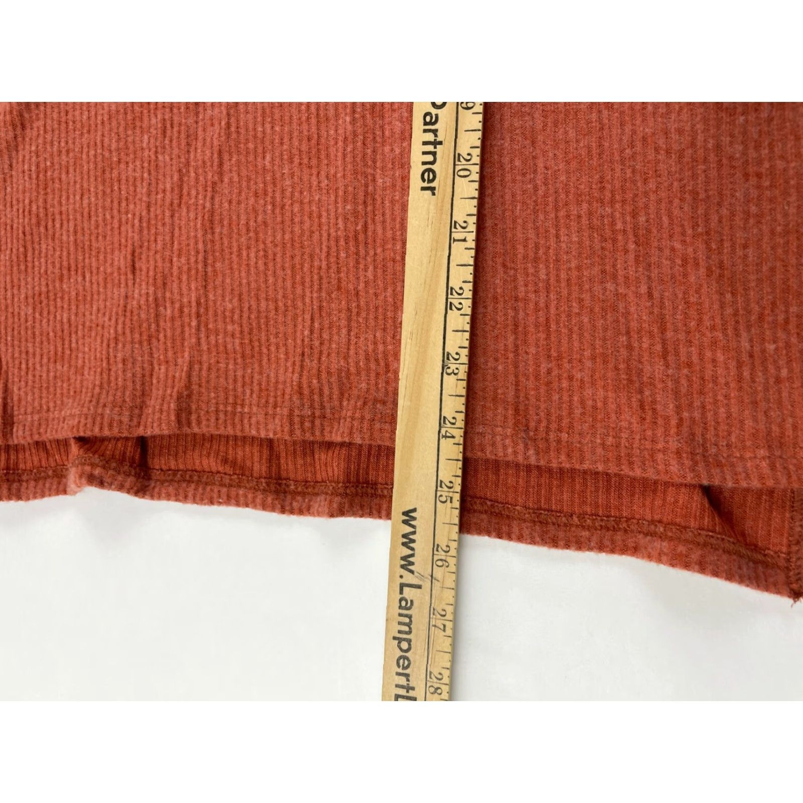 Vintage PST by Project Social T Hooded Sweater Women's L Rust Orange Pullover NWOT Size L / US 10 / IT 46 - 5 Thumbnail