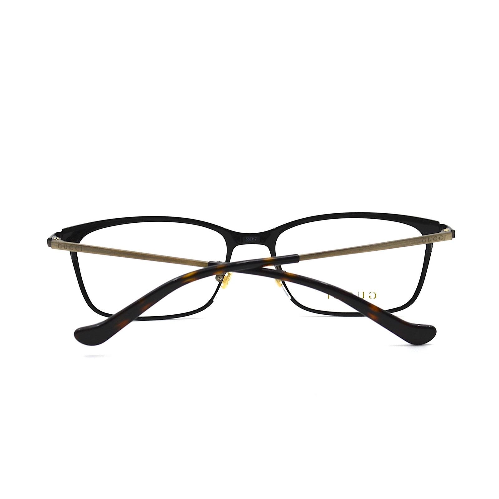 Gucci NEW GUCCI GG1130OJ 001 TITANIUM BLACK EYEGLASSES FRAME Size ONE SIZE - 8 Thumbnail