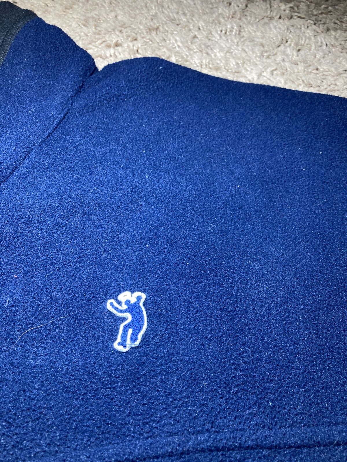 Union LA 90s Union NYC Fleece Full Zip Hang Man Logo 2000s Jacket Nav Size US L / EU 52-54 / 3 - 4 Thumbnail