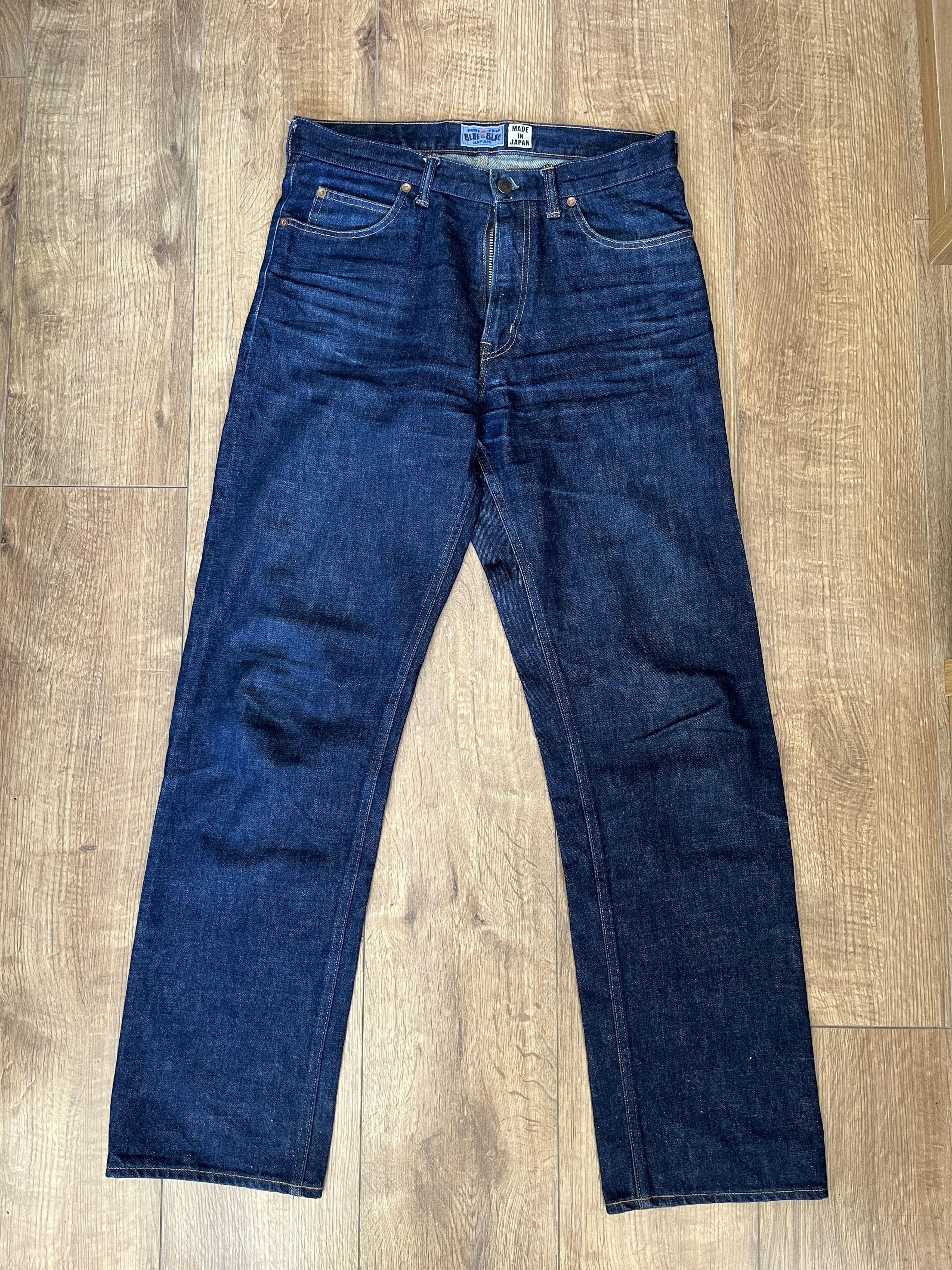 Blue Blue Japan Blue Blue Japan Indigo Selvedge Denim Jeans Size US 31 - 1 Thumbnail