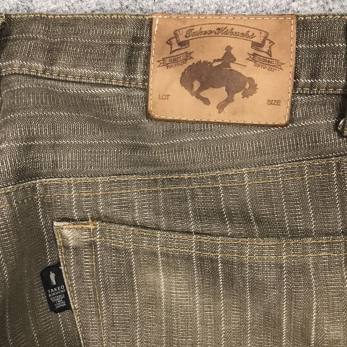 Japanese Brand × Takeo Kikuchi × Tornado Mart TAKEO KIKUCHI PATCHWORK BROWN PANTS JAPAN Size US 30 / EU 46 - 11 Thumbnail