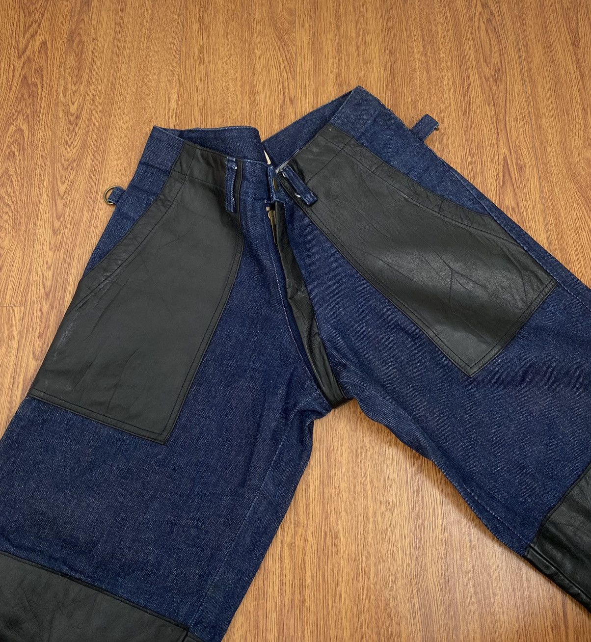 20471120 Beauty beast leather jeans Size US 32 / EU 48 - 4 Thumbnail