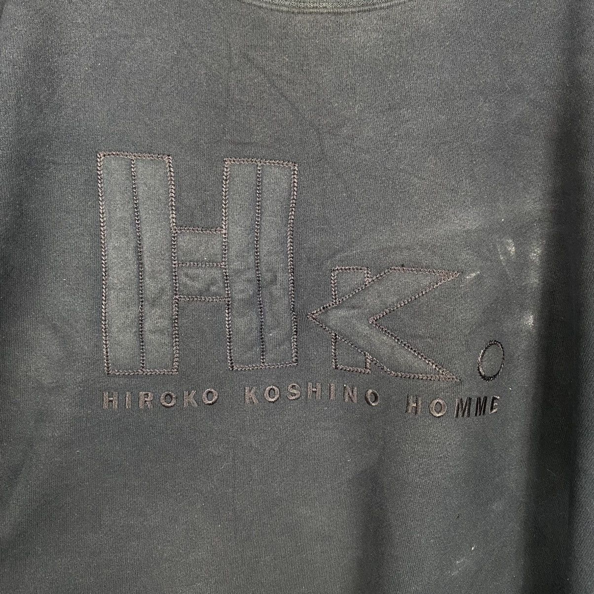 Japanese Brand 📌Vintage Sweatshirt Hiroko Koshino Homme Big Logo Size US L / EU 52-54 / 3 - 19 Thumbnail
