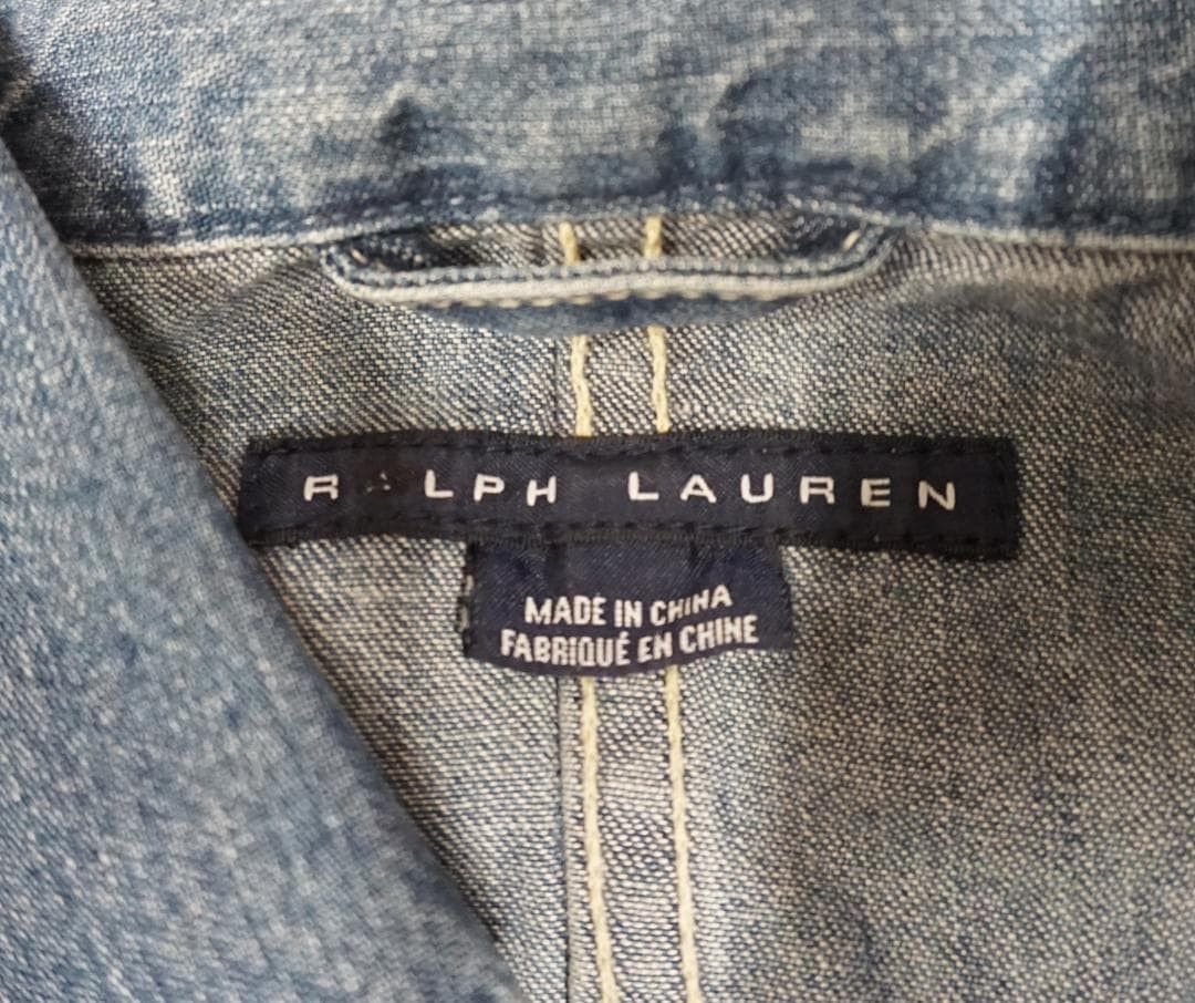 Vintage Ralph Lauren デニムジャケット Size US L / EU 52-54 / 3 - 2 Thumbnail