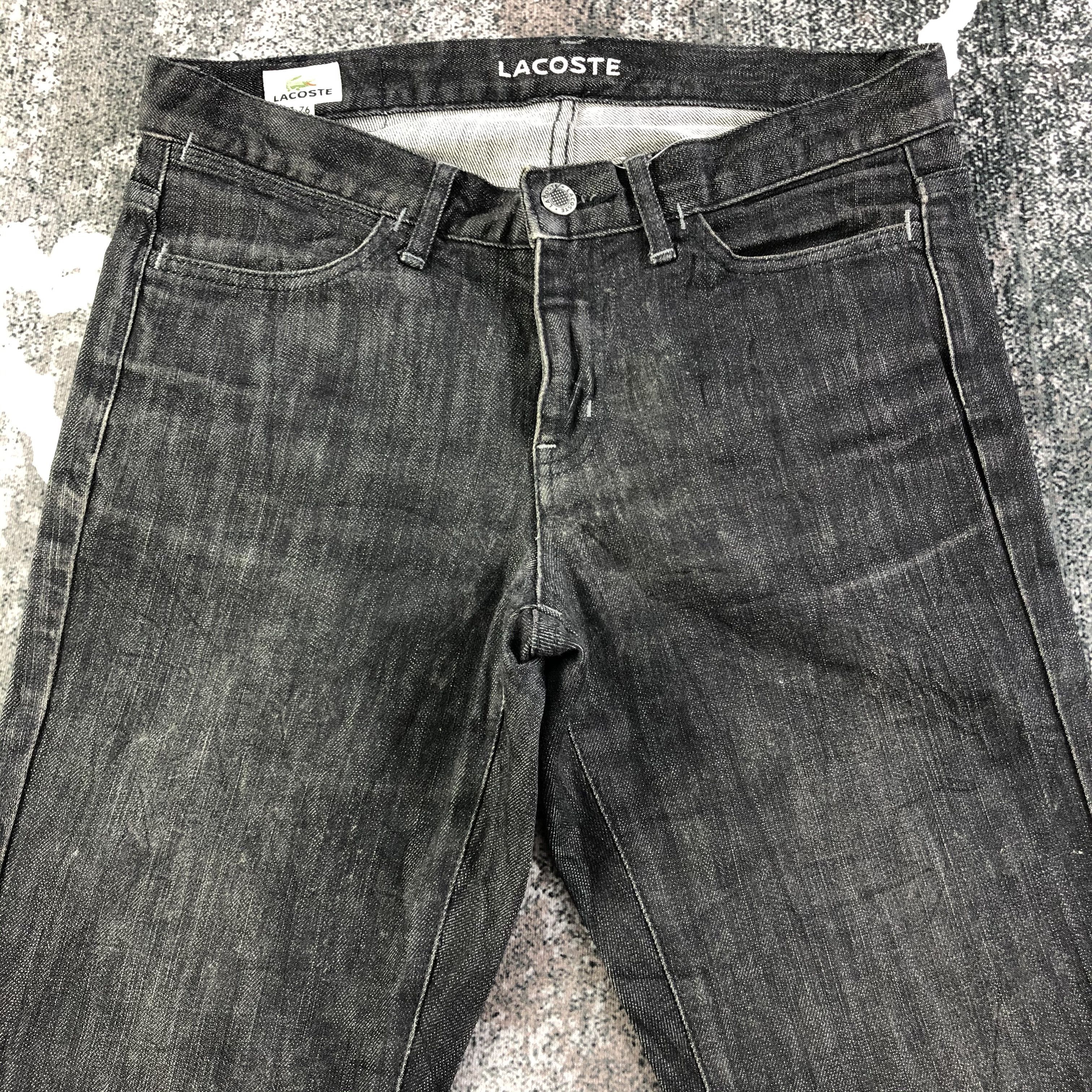 Lacoste Lacoste Jeans Faded Black Denim KJ1615 Size US 30 / EU 46 - 3 Thumbnail