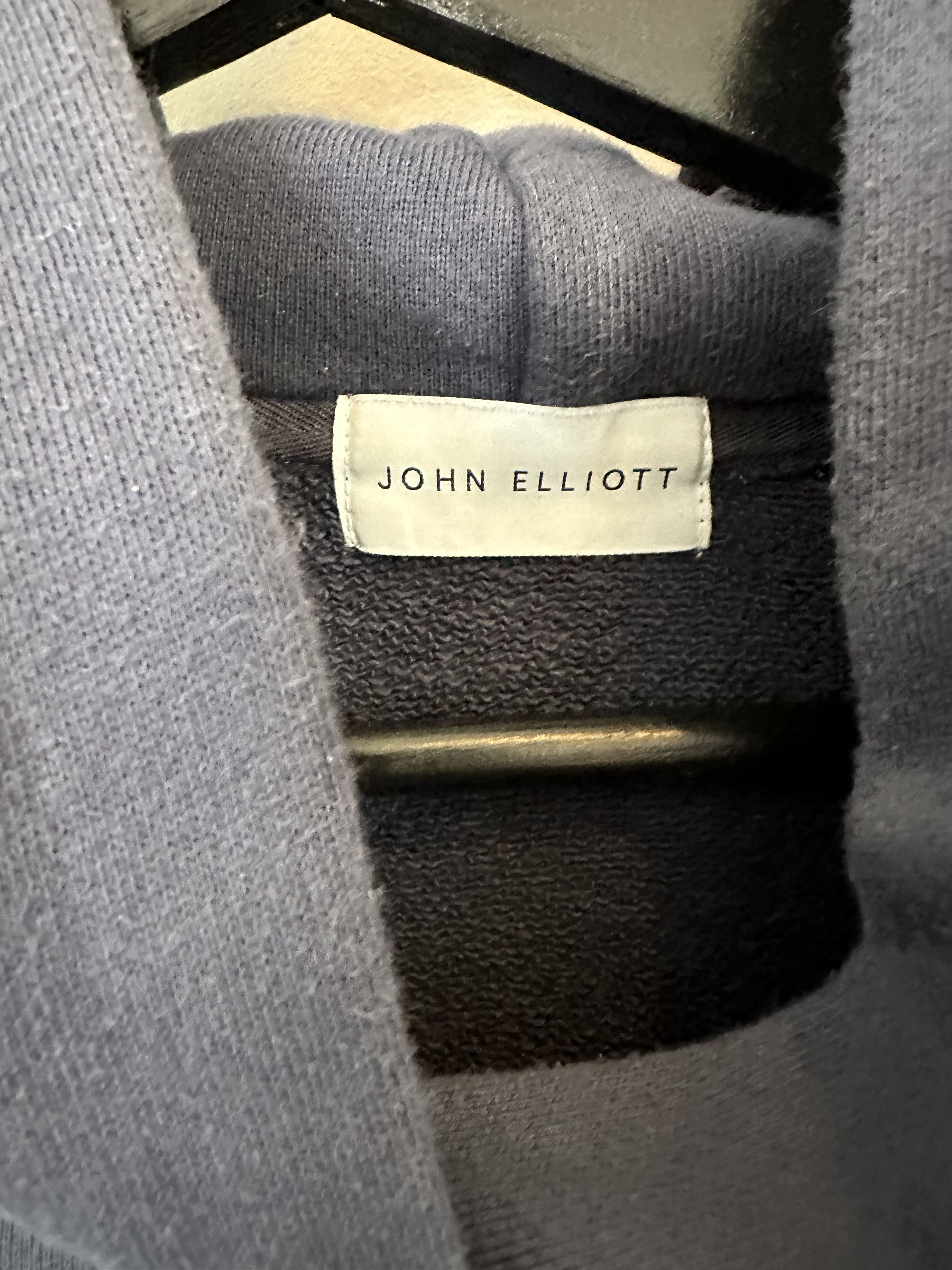 John Elliott Navy Raglan Pullover Hoodie Size US L / EU 52-54 / 3 - 2 Thumbnail