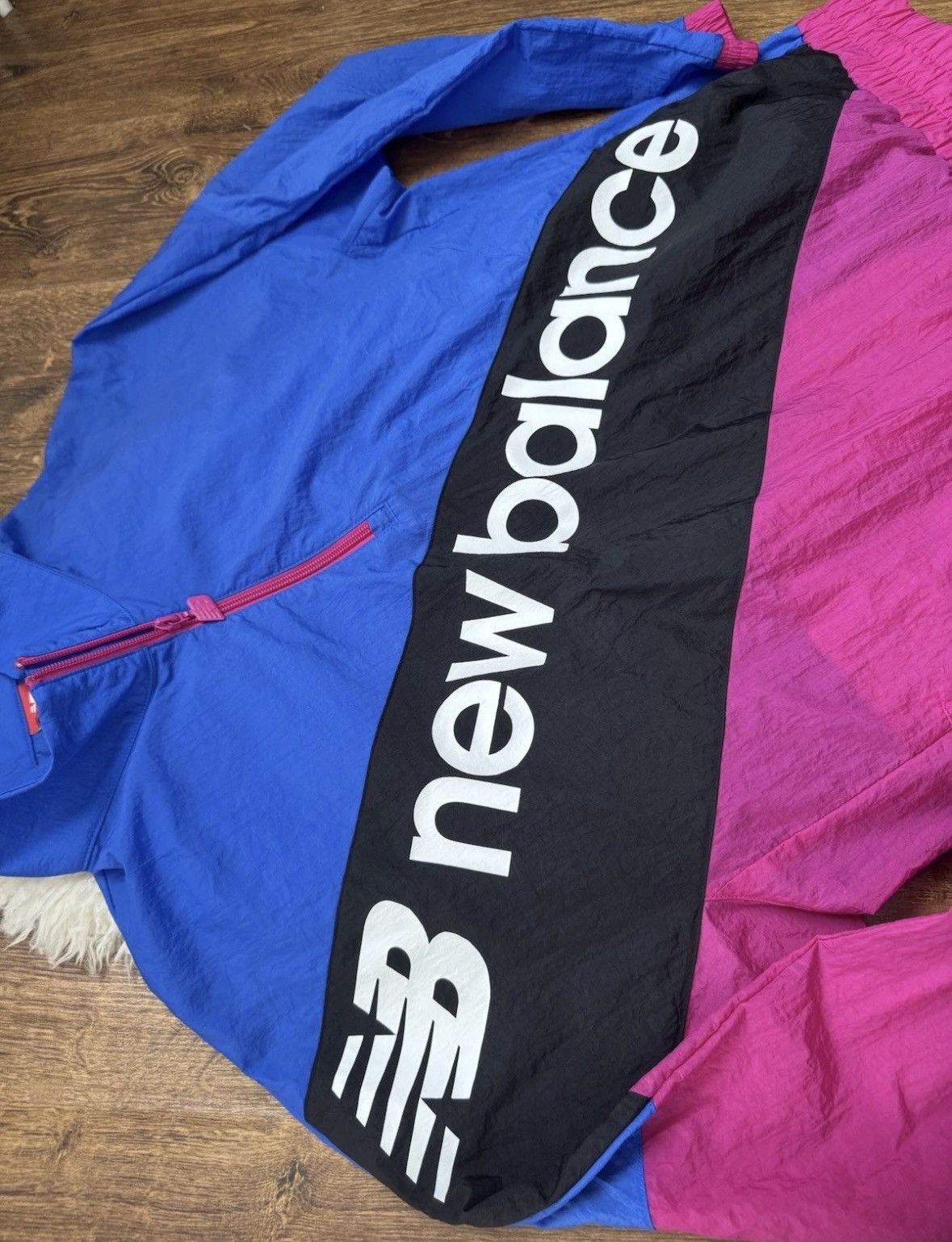 New Balance New Balance Sport OPTIKS ANORAK Blue Windbreaker Jacket Size US M / EU 48-50 / 2 - 3 Thumbnail