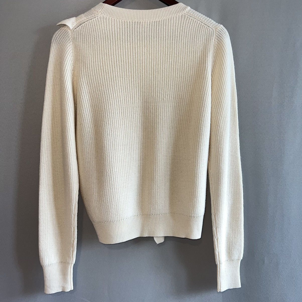 Joie ✨ Joie Viviana Ruffle Wool Blend Sweater – Ivory ✨ Size M / US 6-8 / IT 42-44 - 4 Thumbnail