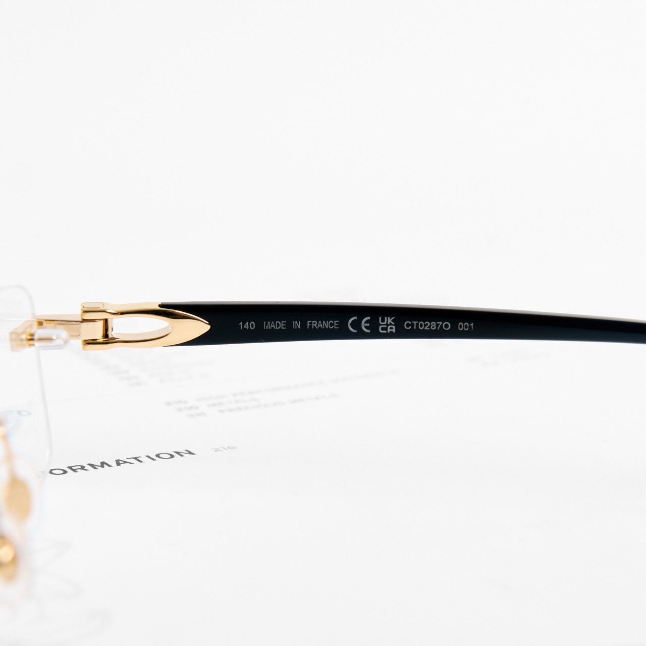 Cartier CARTIER CT0287O 001 GLASSES Size ONE SIZE - 4 Thumbnail