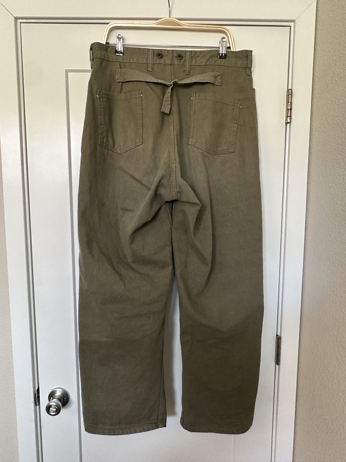 Nigel Cabourn Nigel Cabourn trousers green kahaki Size US 34 / EU 50 - 2 Thumbnail