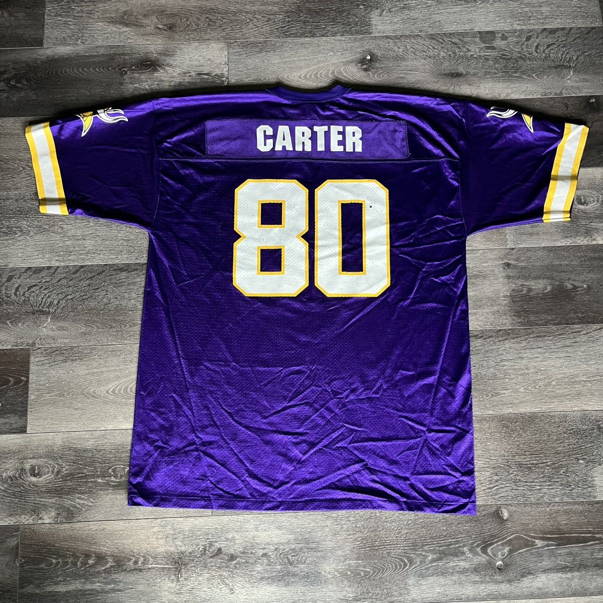 Logo Athletic × NFL × Vintage Vintage Minnesota Vikings Cris Carter Logo Athletic Jersey Size US XL / EU 56 / 4 - 1 Thumbnail