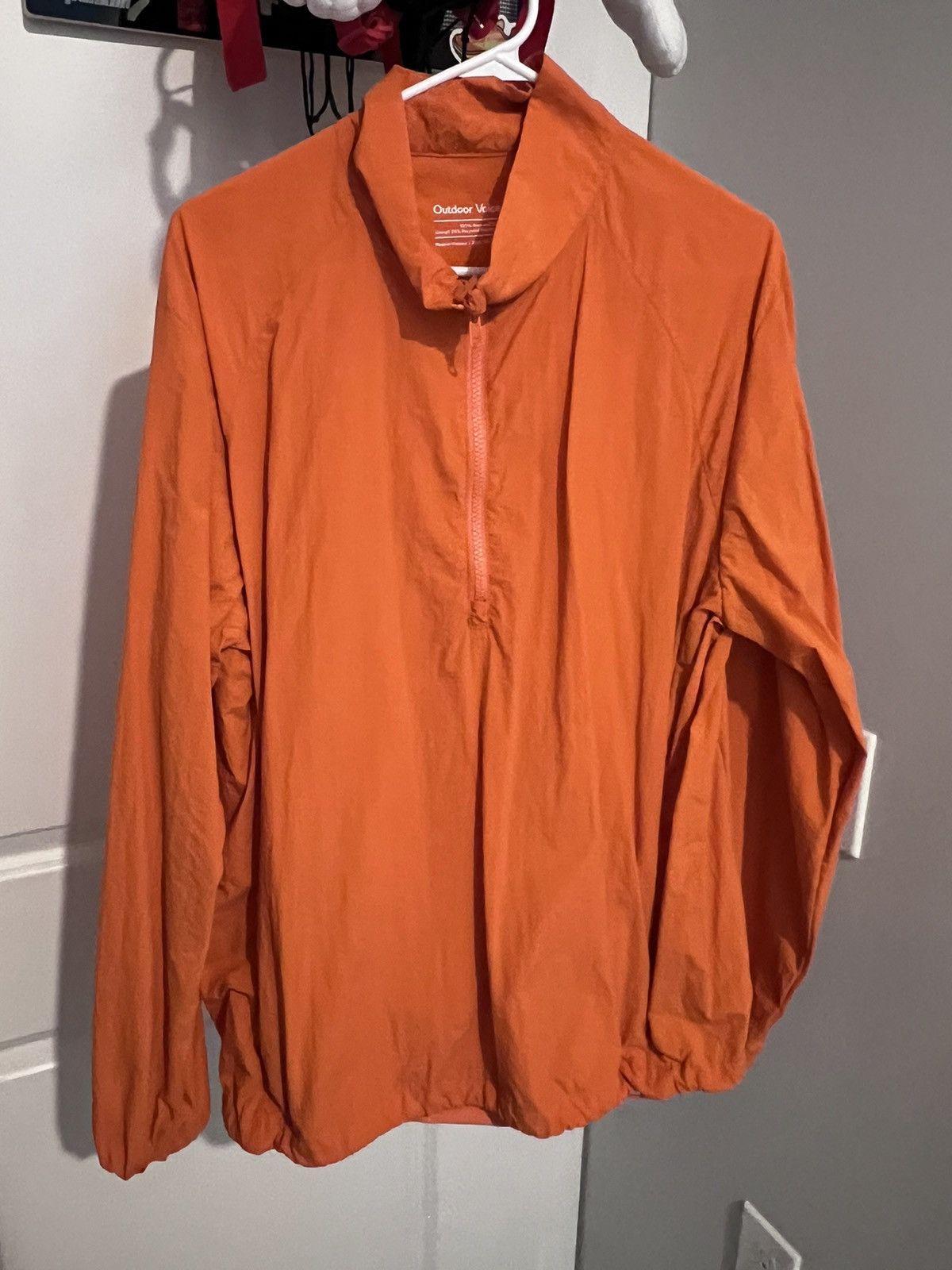 Japanese Brand × Vintage Orange Outdoor Voices Pullover Quarter Zip Size US L / EU 52-54 / 3 - 1 Thumbnail