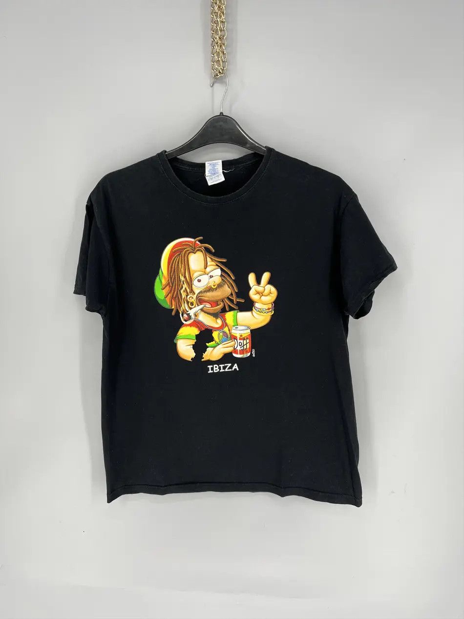 Bob Marley Vintage Y2K Homer Bob Marley The Simpsons T-Shirts Size US L / EU 52-54 / 3 - 4 Thumbnail