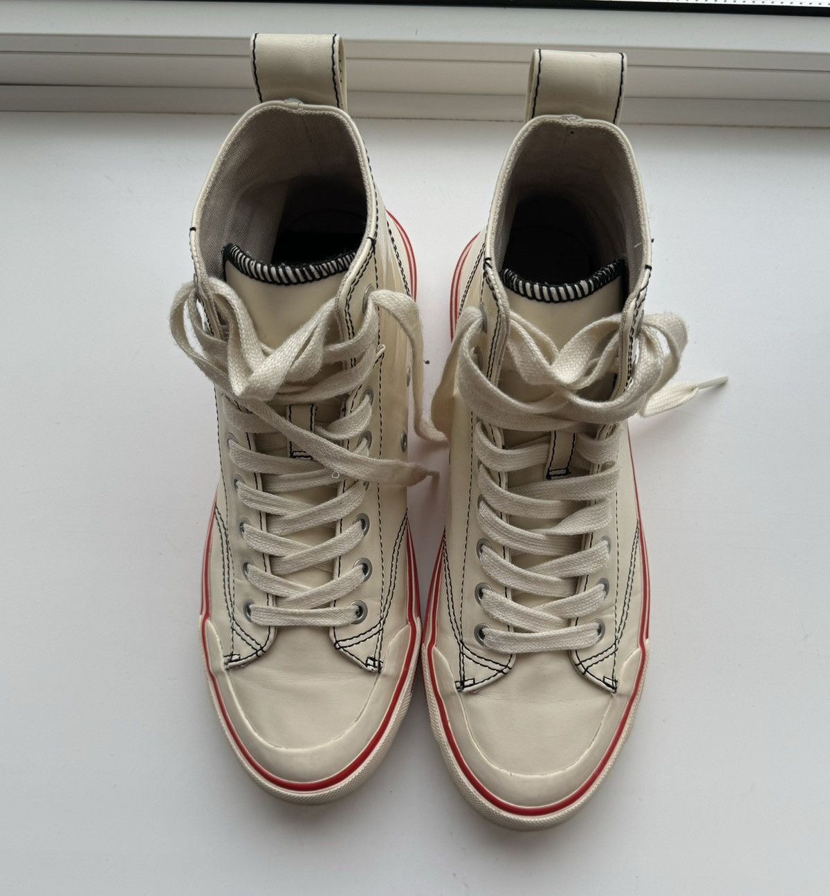Diesel Diesel US8.5 EUR39 S-ATHOS MID W high top sneaker shoes y2k Size US 8.5 / IT 38.5 - 21 Thumbnail