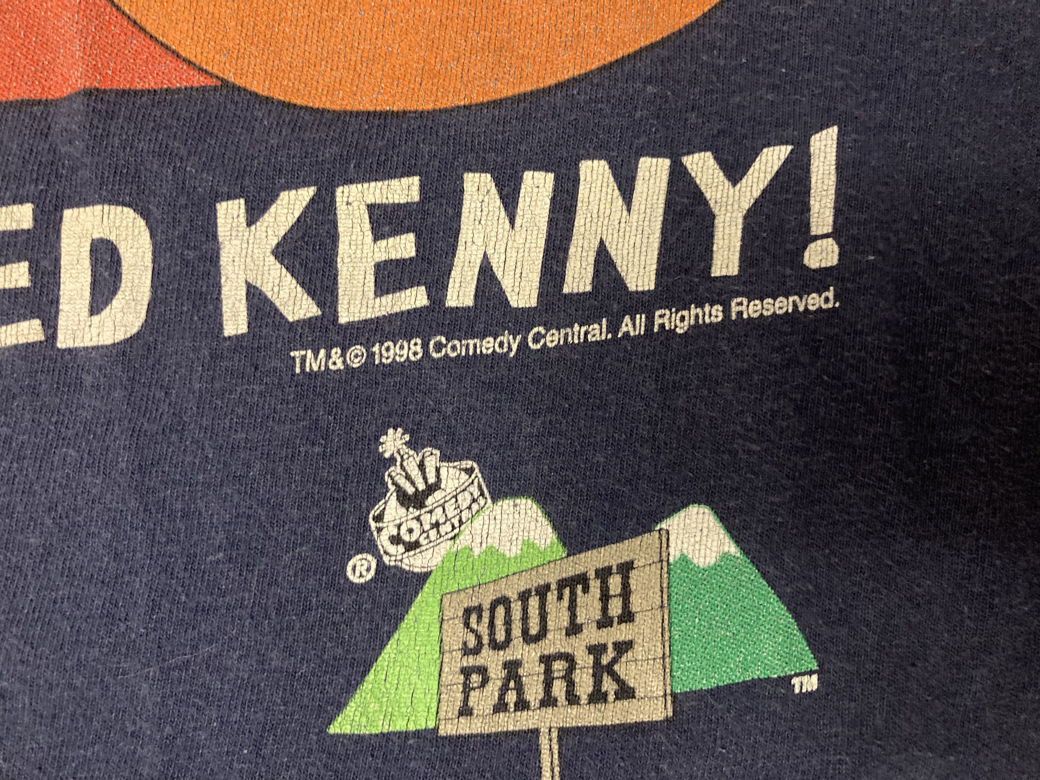 Vintage Vtg.South Park 1998 T Shirt Oh My God They Killed Kenny Size US XL / EU 56 / 4 - 6 Thumbnail