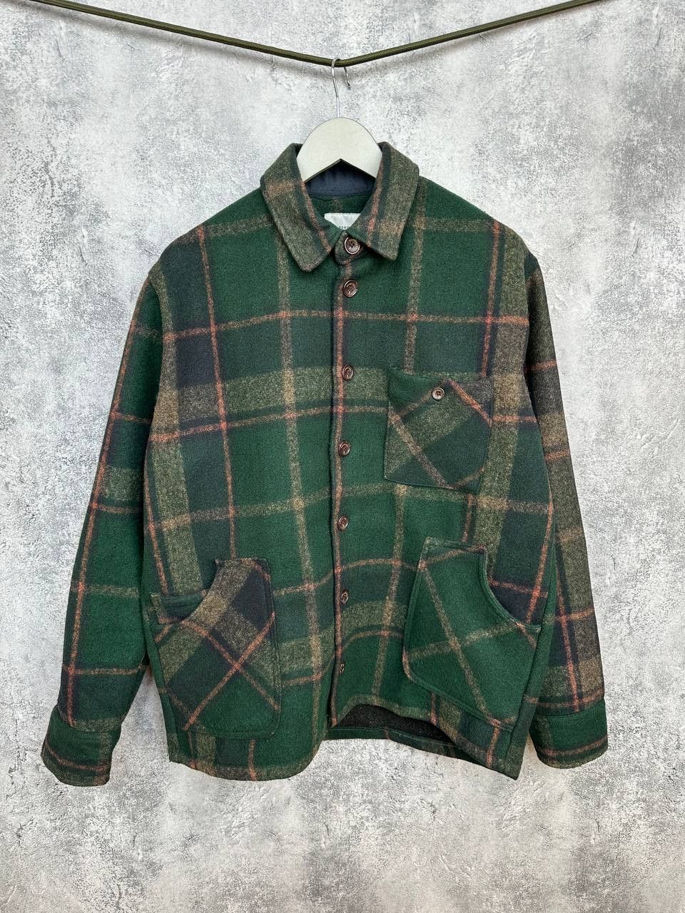 Percival Percival Dax Check Jacket Borg Lined Green Shacket Overshirt Size US L / EU 52-54 / 3 - 2 Thumbnail