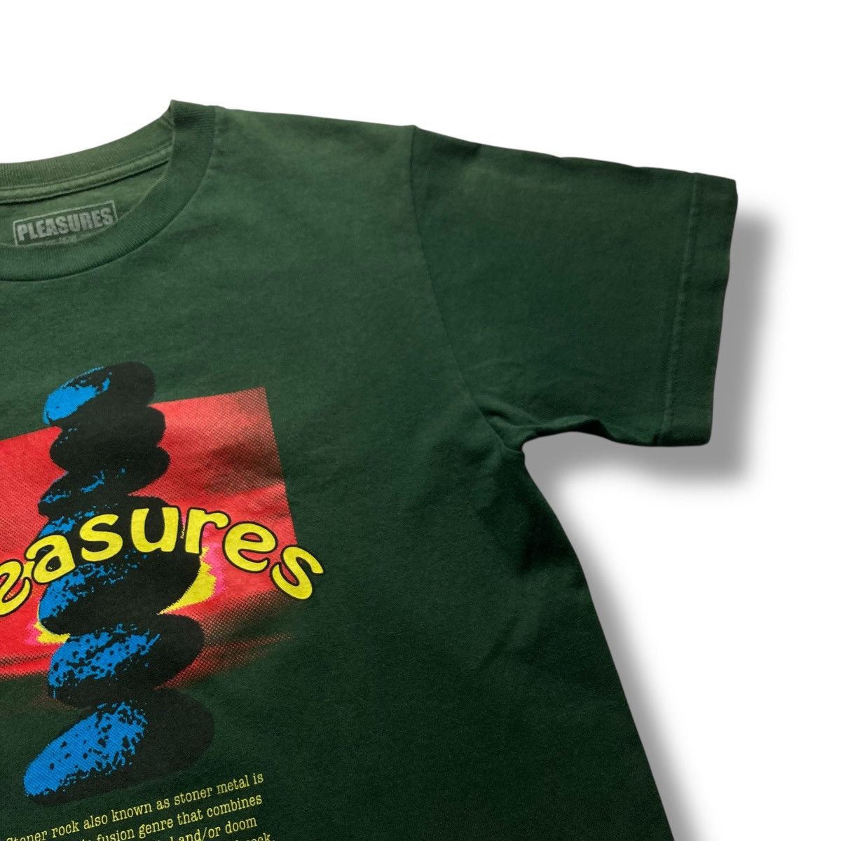 Pleasures PLEASURES STONER ROCK GENRE WORDING TSHIRT Size US S / EU 44-46 / 1 - 6 Thumbnail