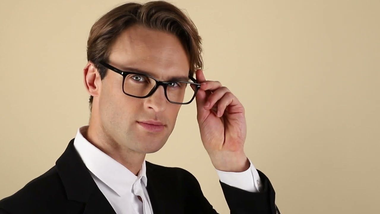Prada Prada Men Eyeglasses Black Square PR14WV 1AB1O1 BRAND NEW Size ONE SIZE - 11 Thumbnail