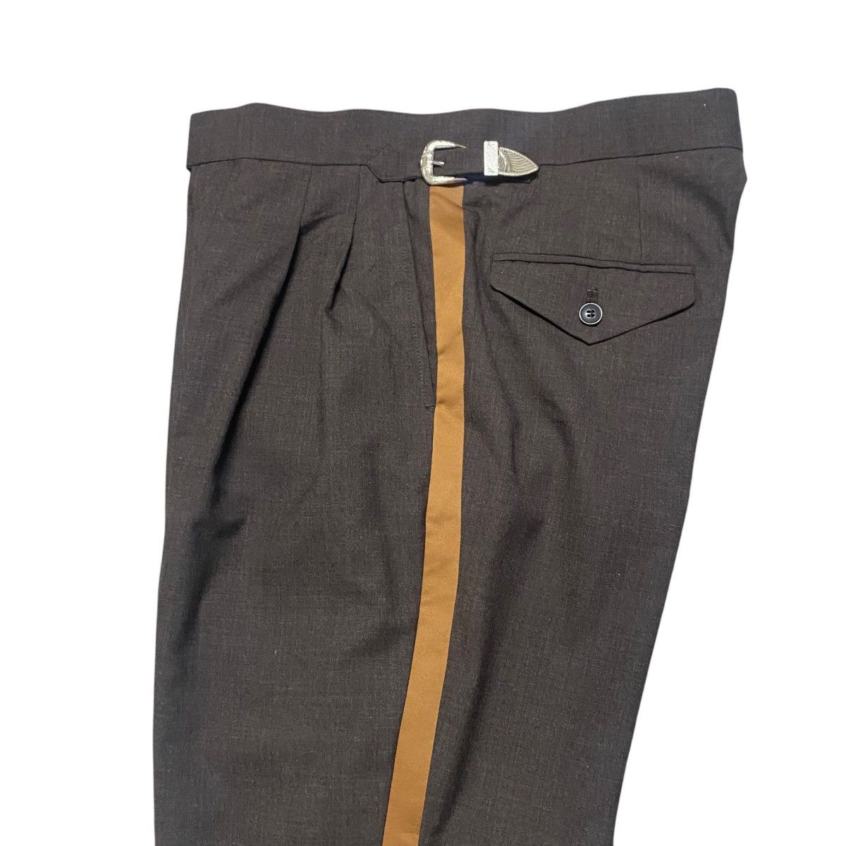 TOGA VIRILIS SS2020 TOGA VIRILIS Wool Ghurka Pants Side Stripe Size US 30 / EU 46 - 18 Thumbnail