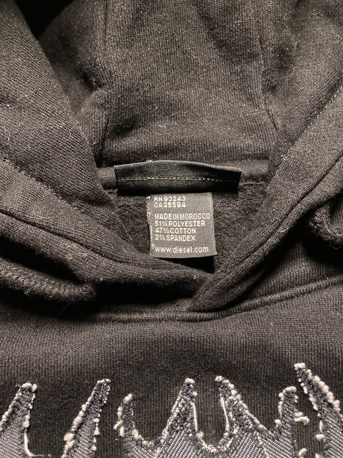 Diesel × Vintage ⛩️Diesel hoodie vintage big logo y2k boxy baggy distressed ⛩️ Size US M / EU 48-50 / 2 - 6 Thumbnail