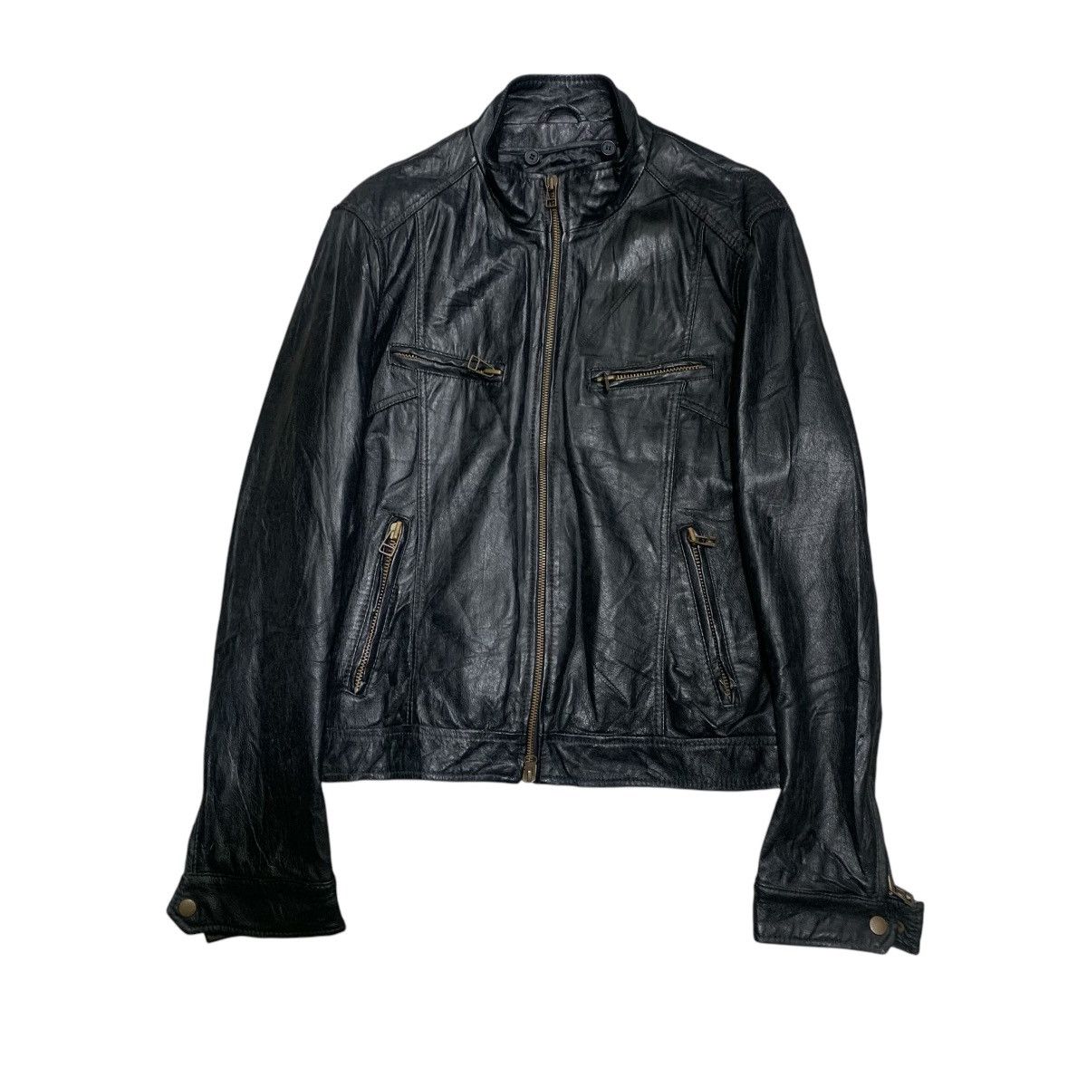 Vintage Morgan Homme Leather Jacket