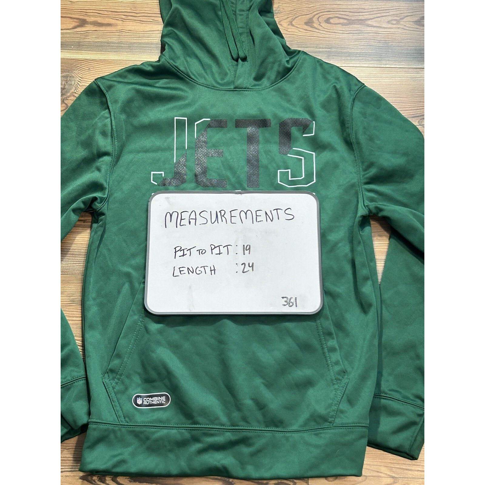 NFL New York Jets Combine Authentic NFL Team Green Hoodie Small Size US XS / EU 42 / 0 - 8 Thumbnail