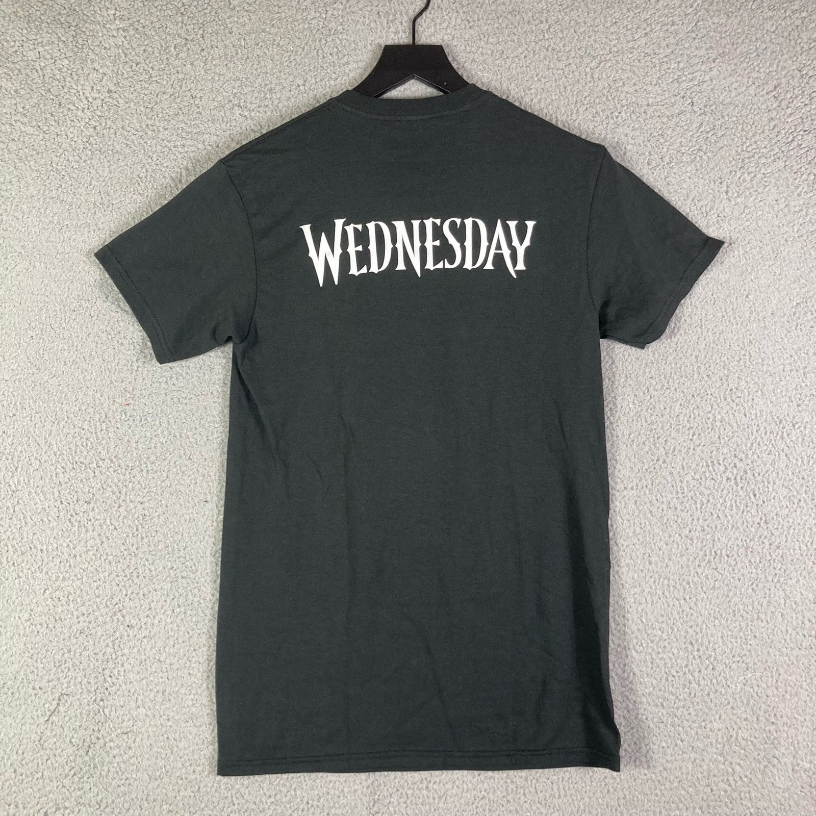 Other Wednesday Addams Netflix T-Shirt Adult Small Black TV Show Size S / US 4 / IT 40 - 4 Thumbnail