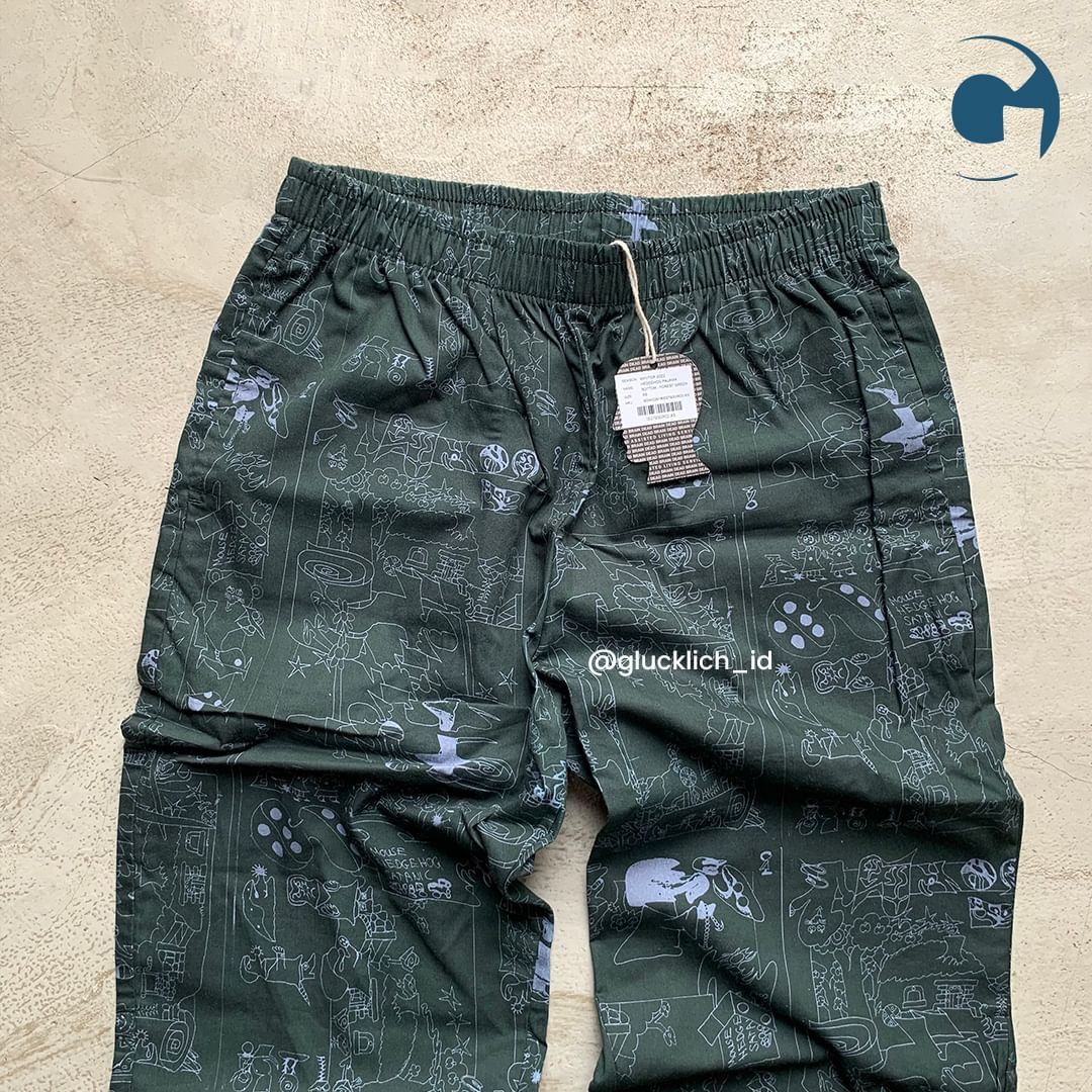 Brain Dead Brain Dead, Hedgehog Pajama Bottom in Forest Green Size US 26 / EU 42 - 3 Thumbnail