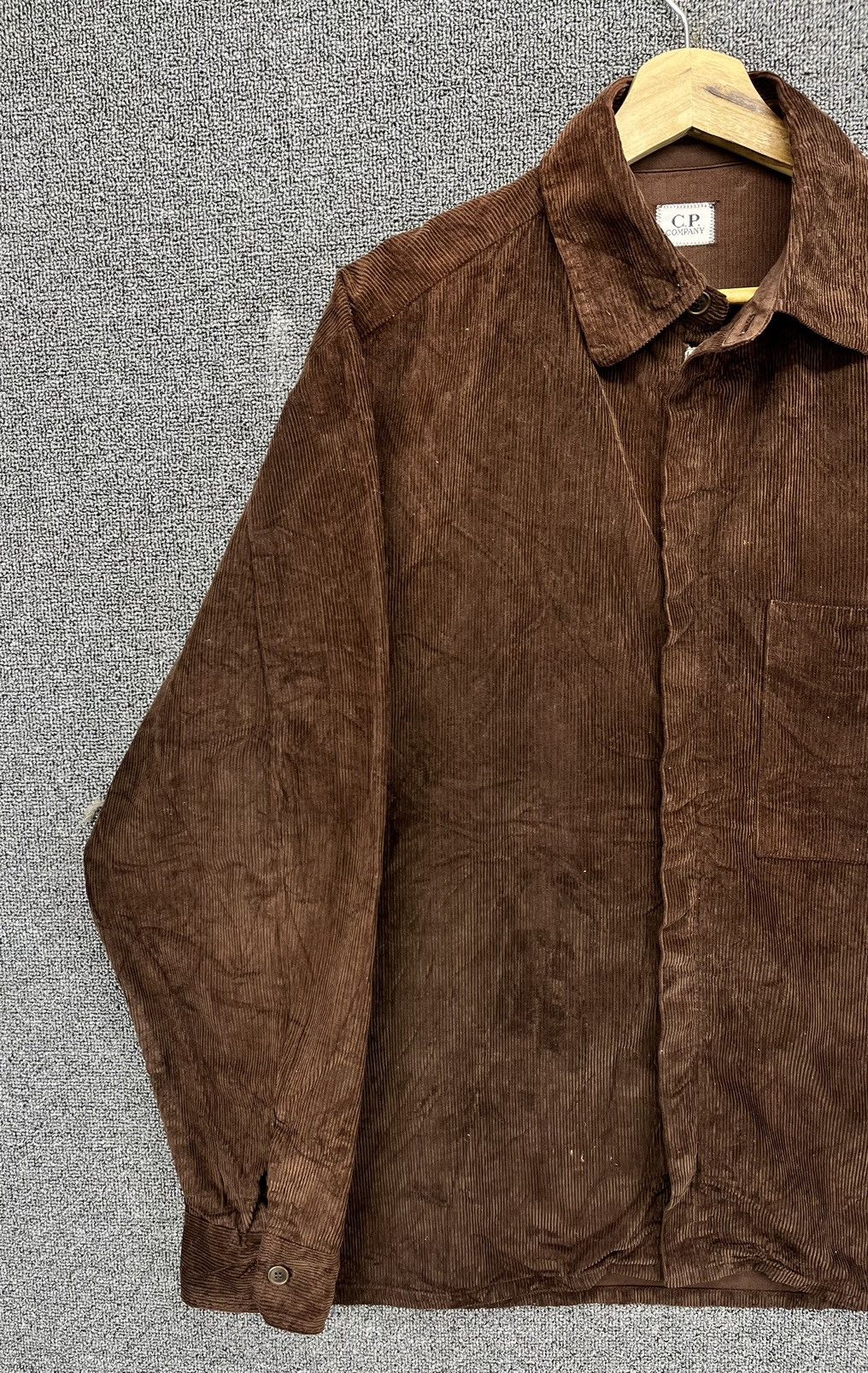 C.P. Company Vintage 90s C.P. Company Corduroi Rare Zip Up Jacket Size US L / EU 52-54 / 3 - 3 Thumbnail