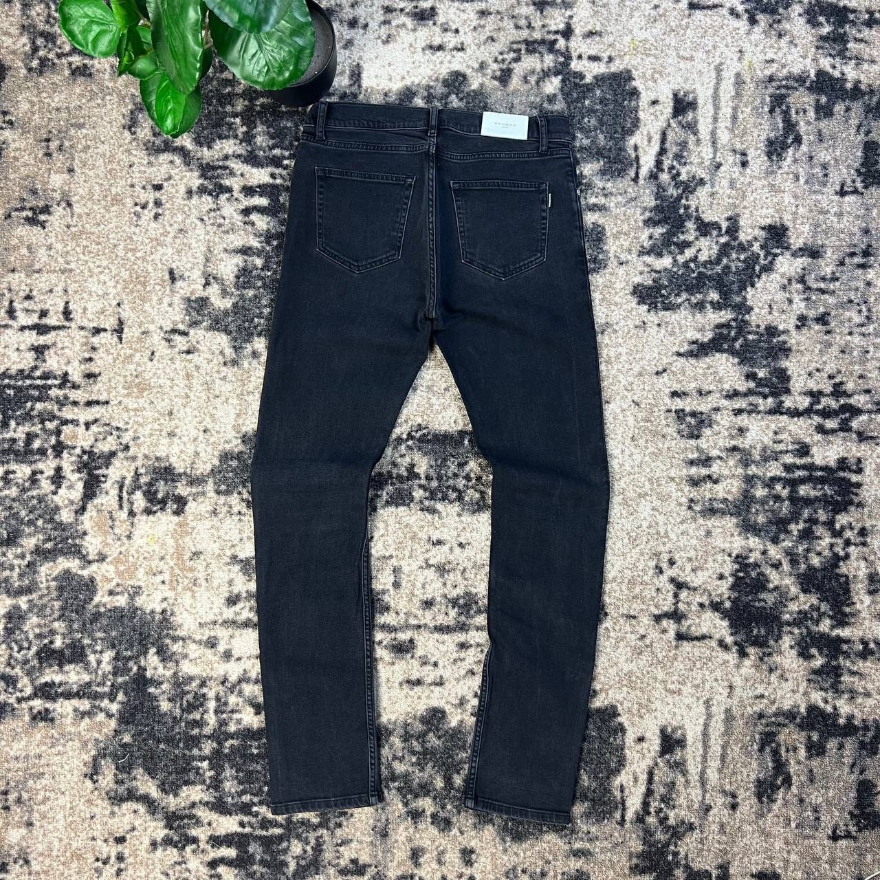 Sandro Sandro Paris Luxury Distressed Style Gray Denim Jeans Size US 33 - 2 Thumbnail