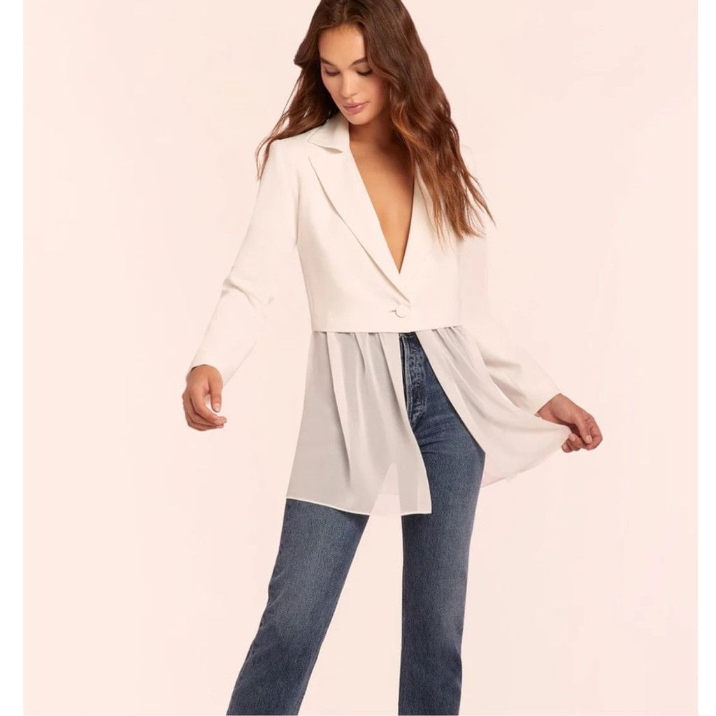 Amanda Uprichard Amanda Uprichard Jonas Blazer, Size: S Size XS / US 0-2 / IT 36-38 - 4 Thumbnail