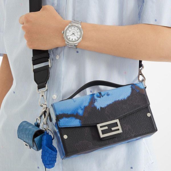 Fendi o1loc1c0824 Size: OS / Baguette Charm Bags in Light Blue Size ONE SIZE - 3 Thumbnail