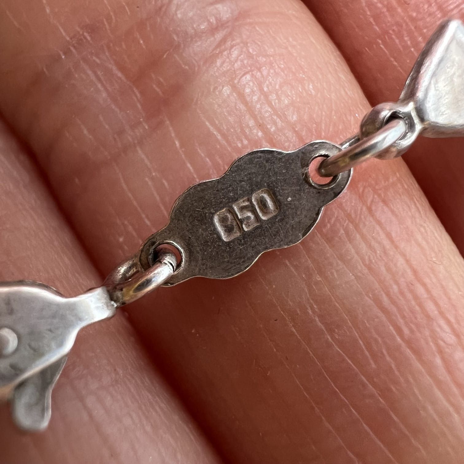 Sterling Silver Vintage Sterling Silver 925 Woven Chain Women's Men's Signed Size ONE SIZE - 6 Thumbnail