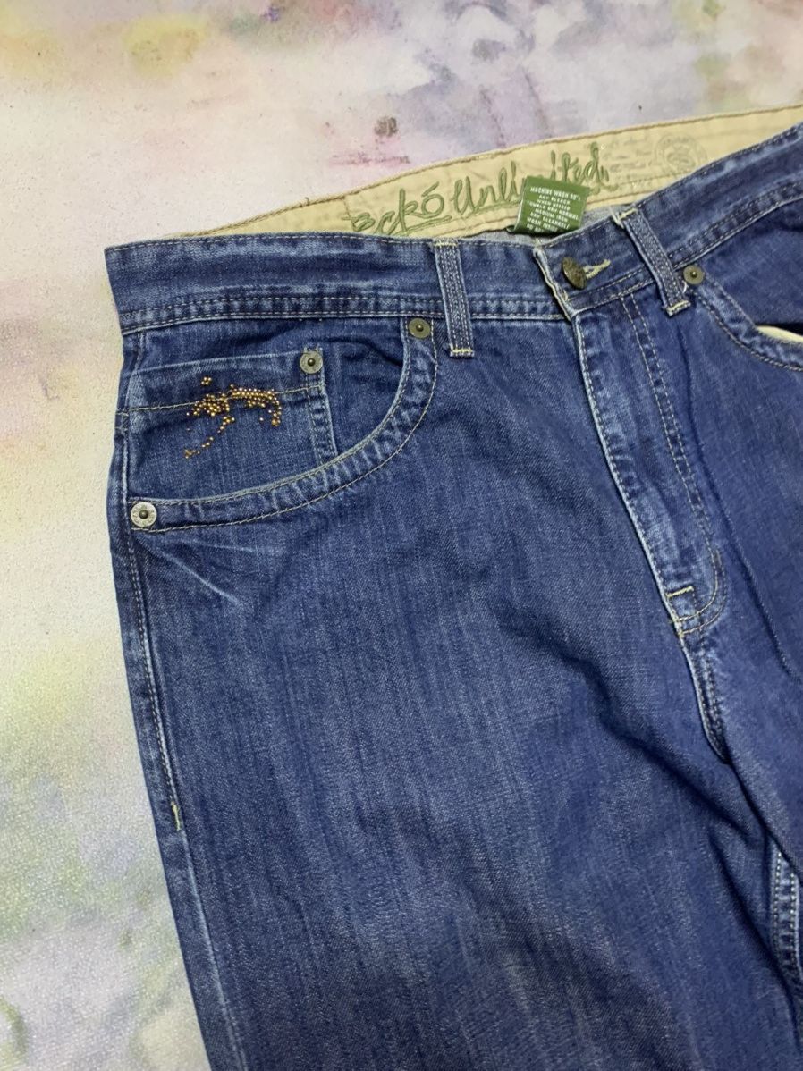 Ecko Unltd. × JNCO Vintage ECKO ULTD Wide Denim Size US 34 / EU 50 - 7 Thumbnail