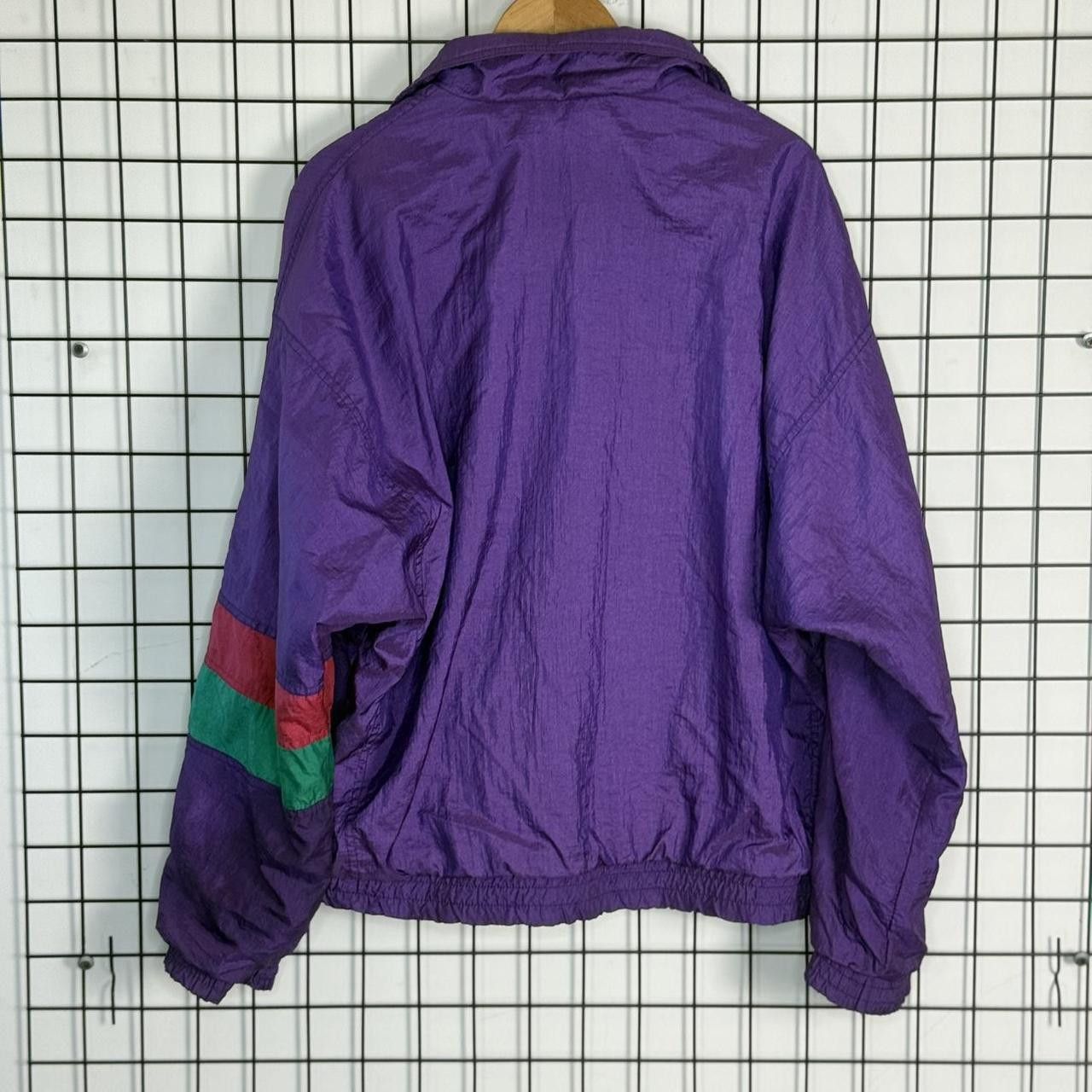 Puma Puma Vintage 90s Windbreaker Retro Jacket Purple Size US L / EU 52-54 / 3 - 5 Thumbnail