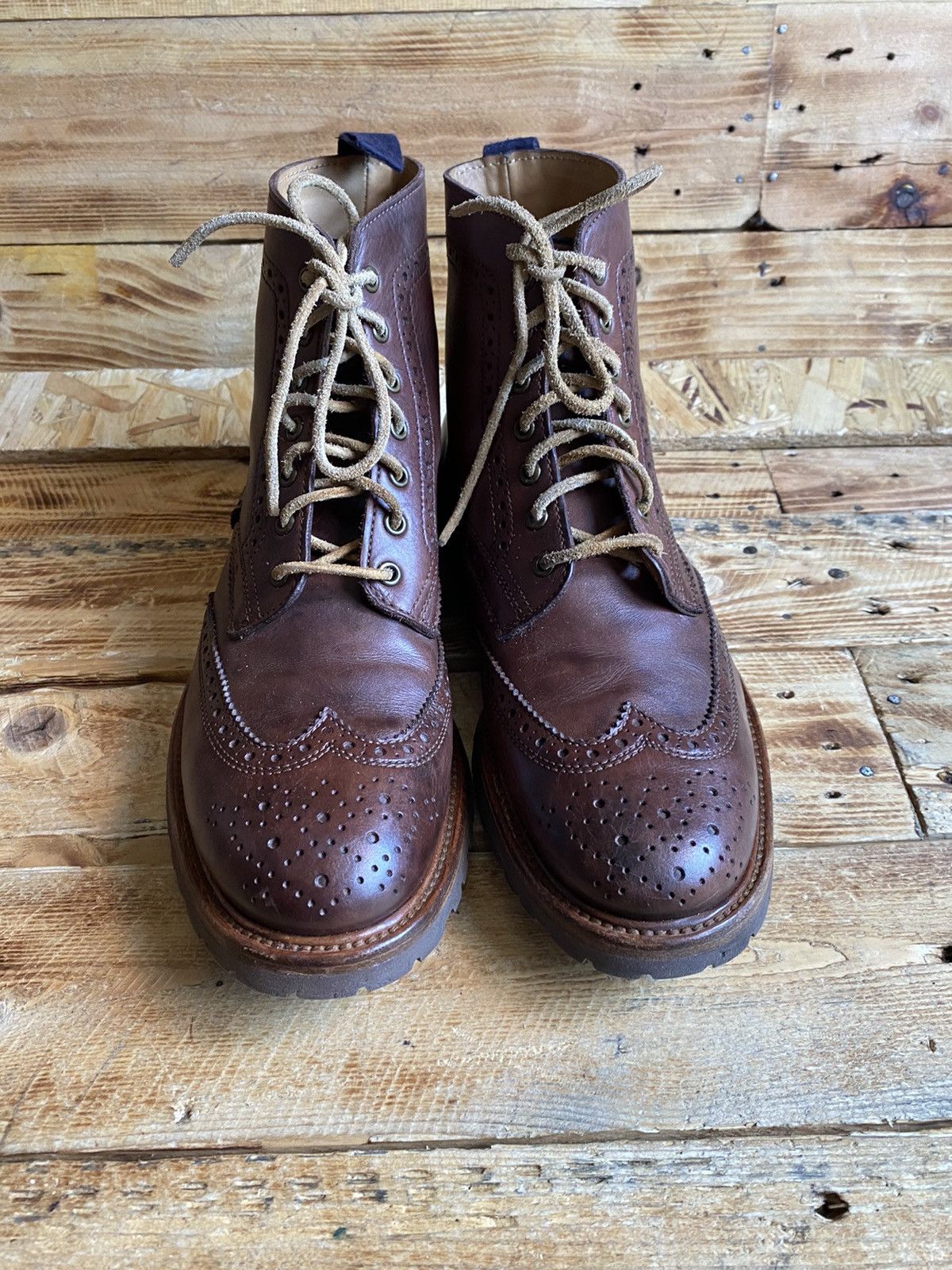 image of Brunello Cucinelli Brouges Brown Boots, Men's (Size 10)