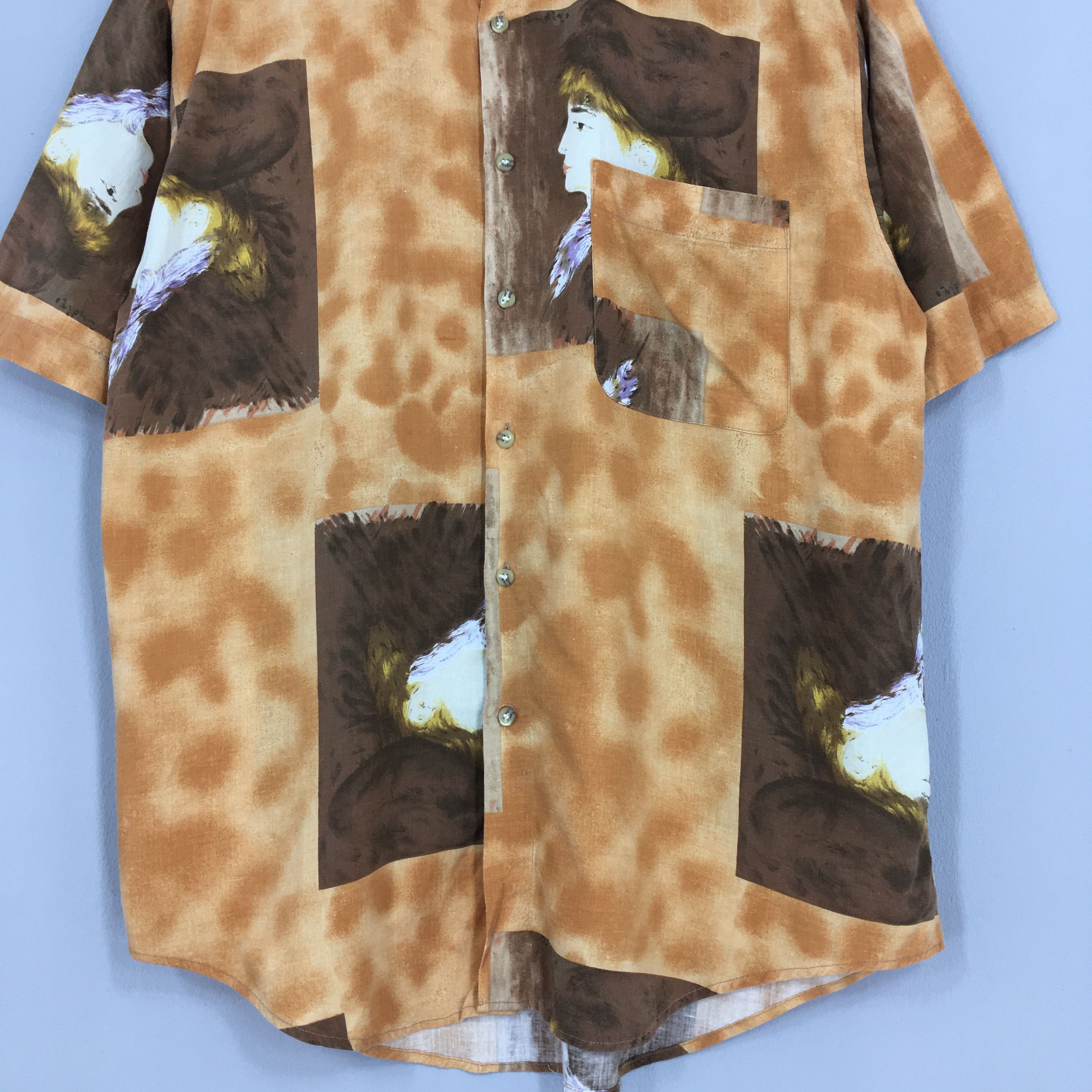 Vintage Vintage Lizz Mart Pop Art Rayon Shirt Medium Size US M / EU 48-50 / 2 - 3 Thumbnail