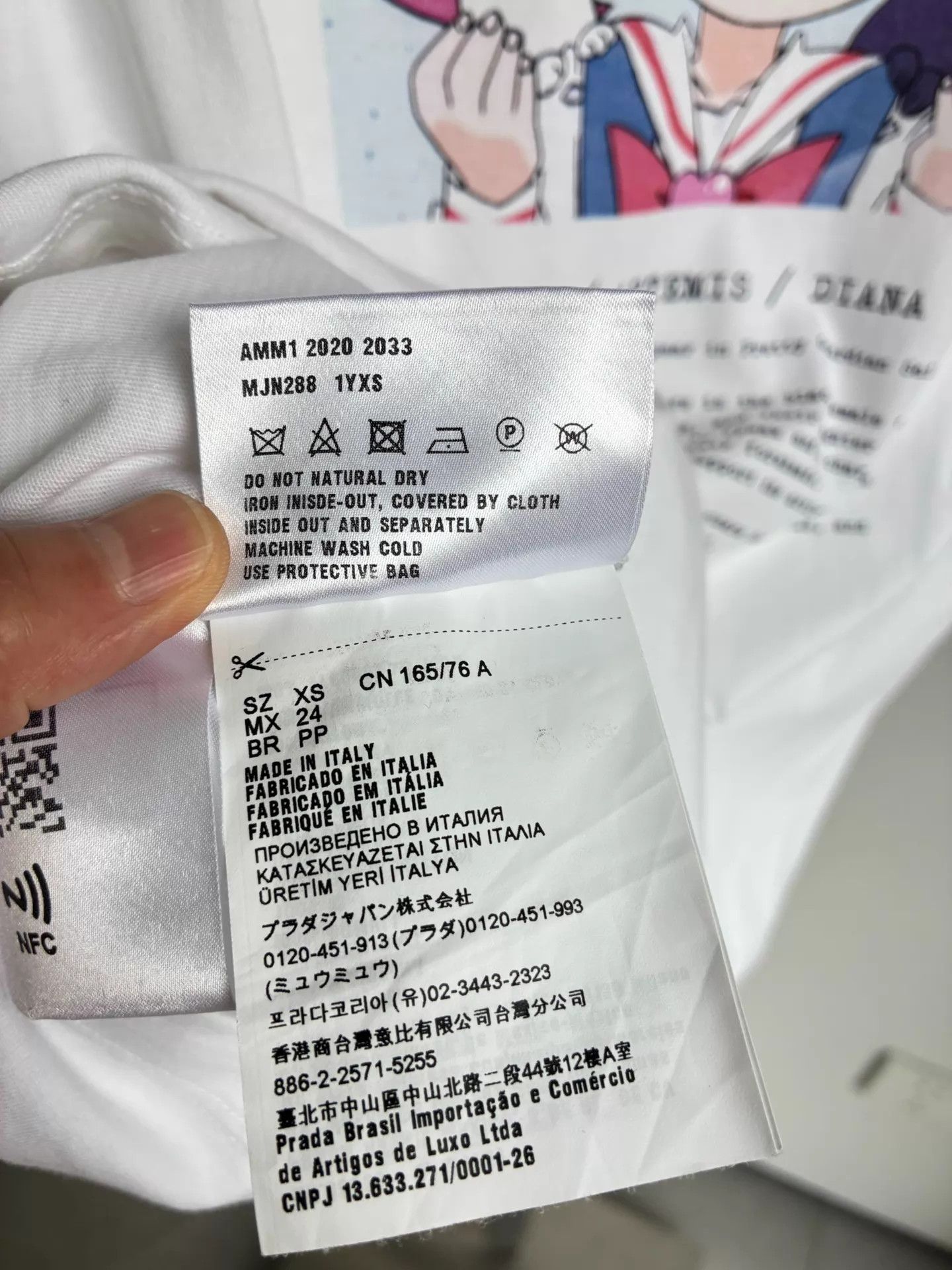 Miu Miu MIU MIU x Sailor Moon Short Sleeve T-Shirt XS Size XS / US 0-2 / IT 36-38 - 6 Thumbnail