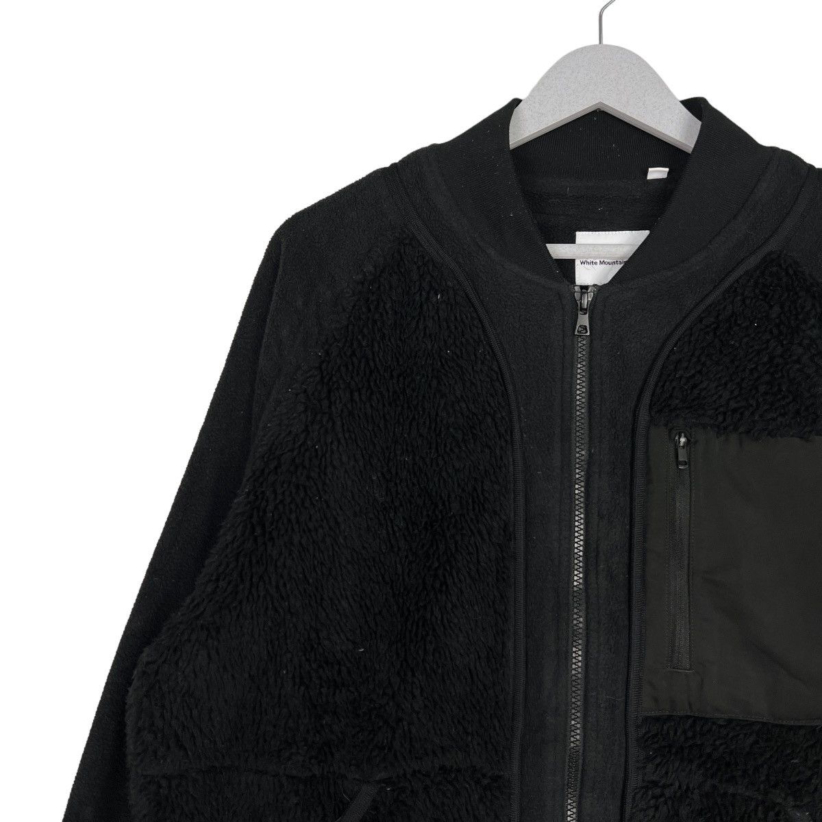 White Mountaineering WHITE MOUNTAINEERING FLEECE BOMBER STYLE JACKET Size US M / EU 48-50 / 2 - 7 Thumbnail