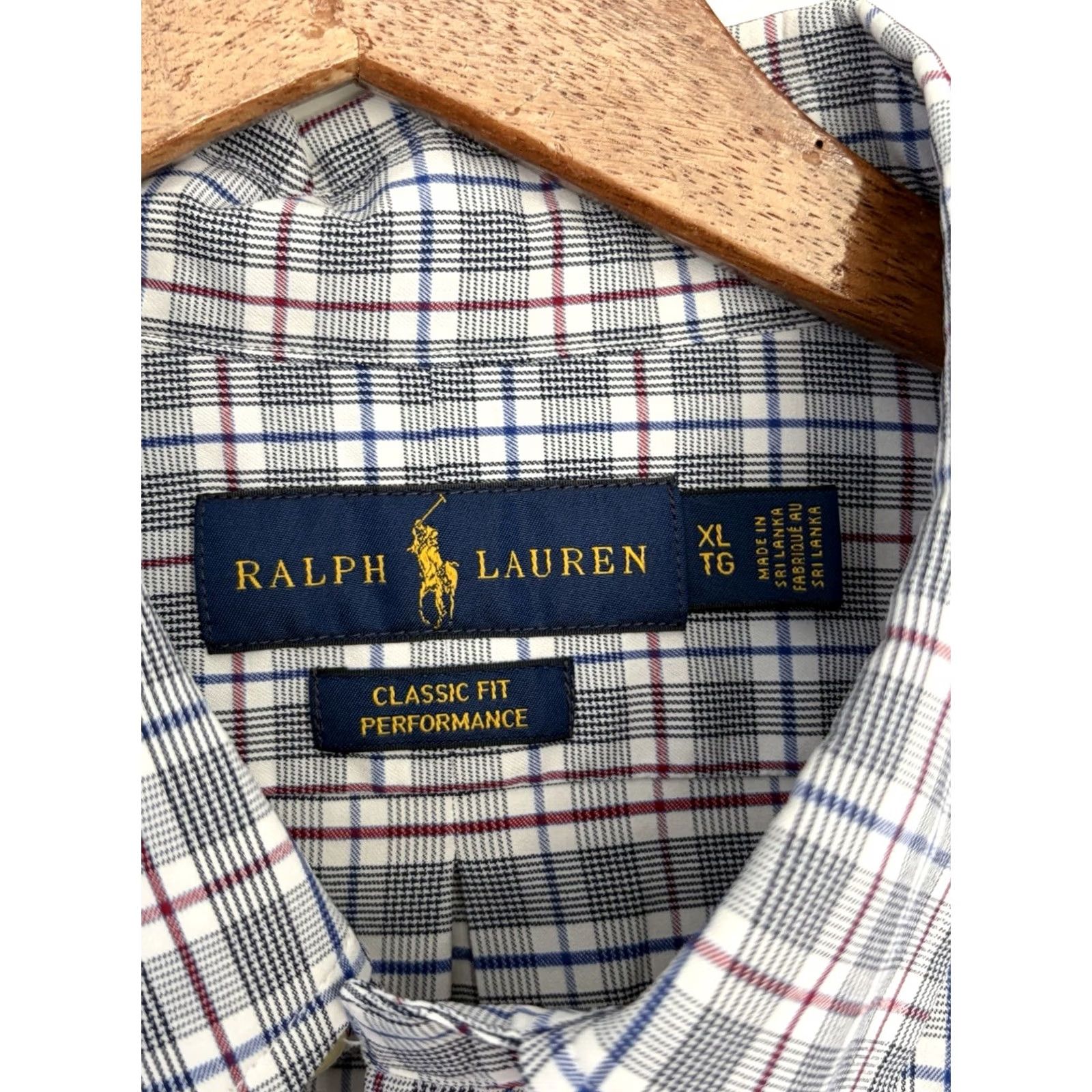Ralph Lauren Ralph Lauren Button-Down Shirt XL Classic Fit Plaid Multicolor Cotton Blend Men’s Long Sleeve Casual White Red Blue - Polo Ralph Lauren Blaire Size US XL / EU 56 / 4 - 5 Thumbnail